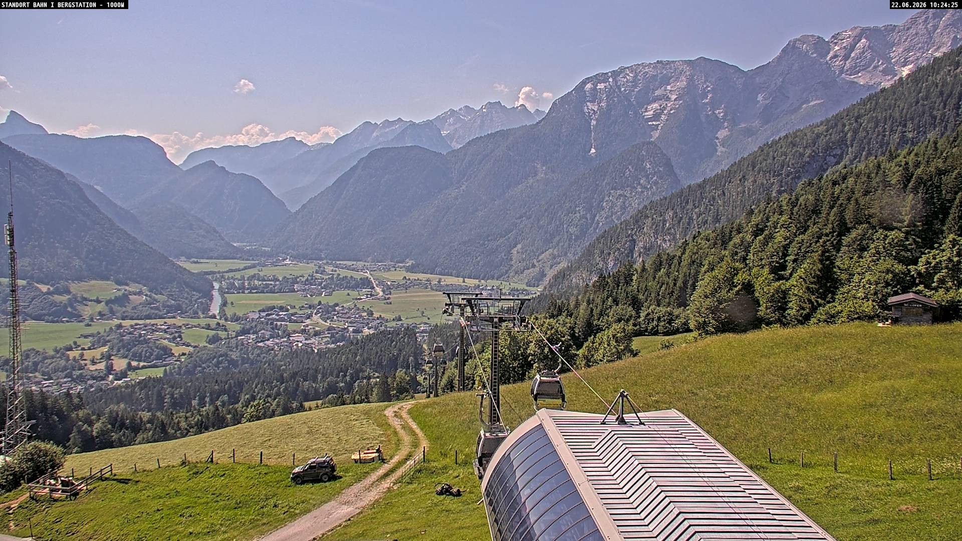 Archiv Foto Webcam Bergstation Almbahn I, Lofer