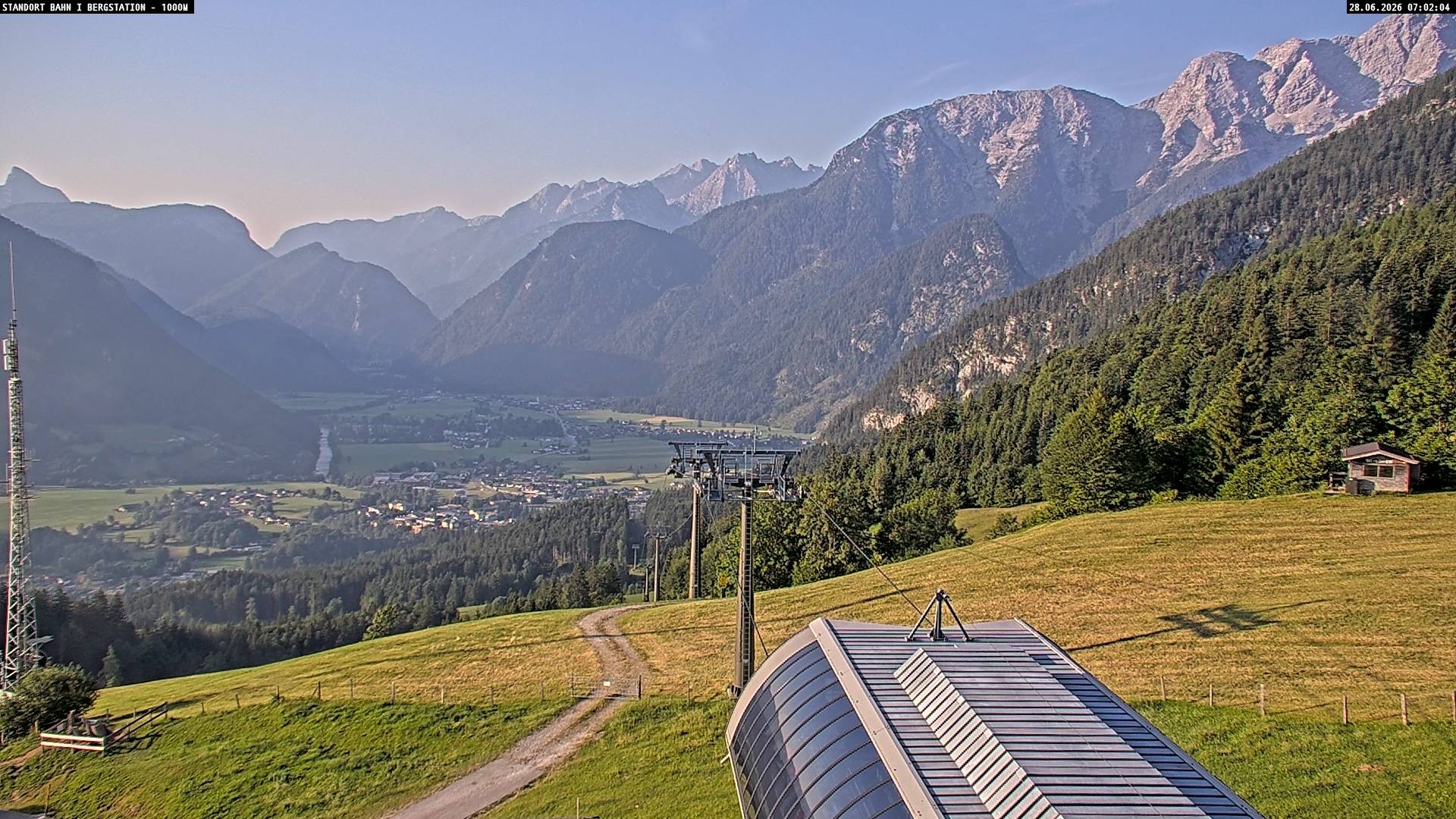 Archiv Foto Webcam Bergstation Almbahn I, Lofer