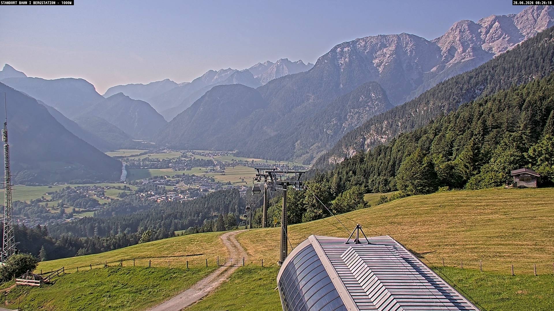 Archiv Foto Webcam Bergstation Almbahn I, Lofer