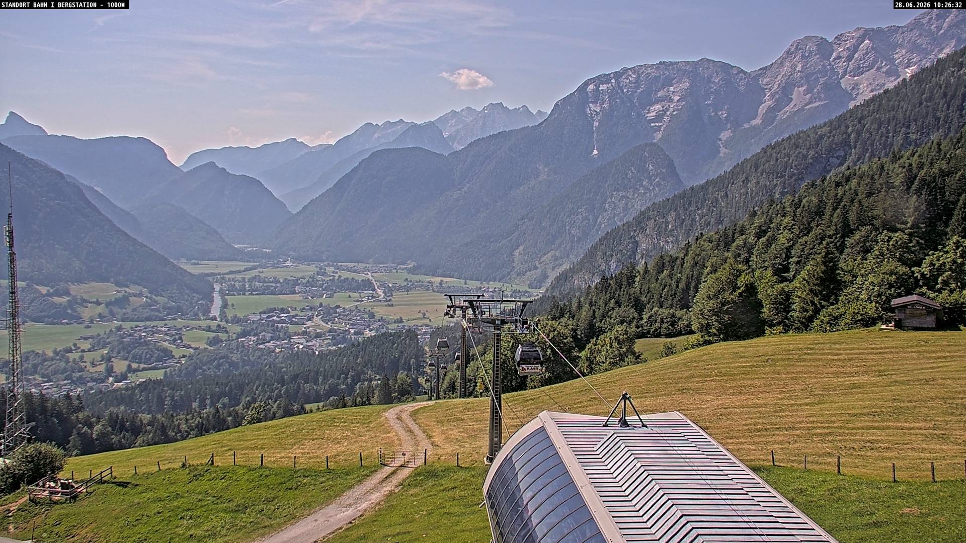 Archiv Foto Webcam Bergstation Almbahn I, Lofer