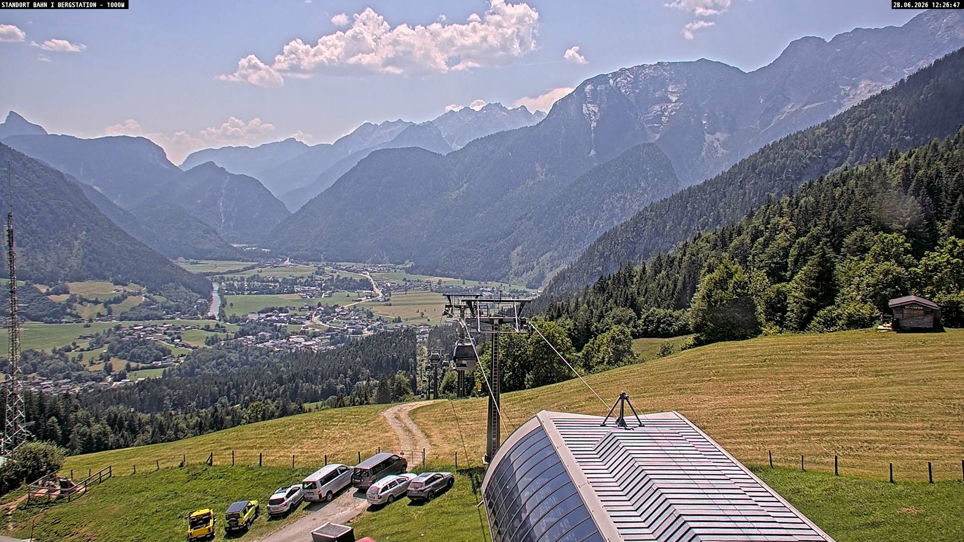 Archiv Foto Webcam Bergstation Almbahn I, Lofer
