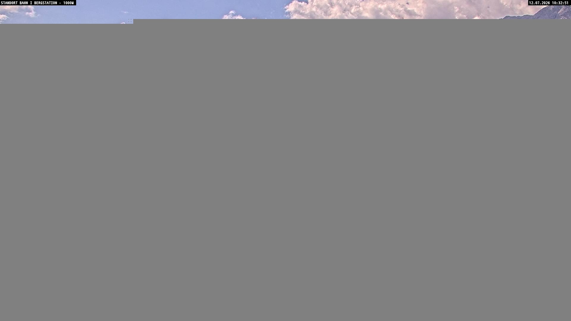 Archived image Webcam Mountain station Almbahn I
