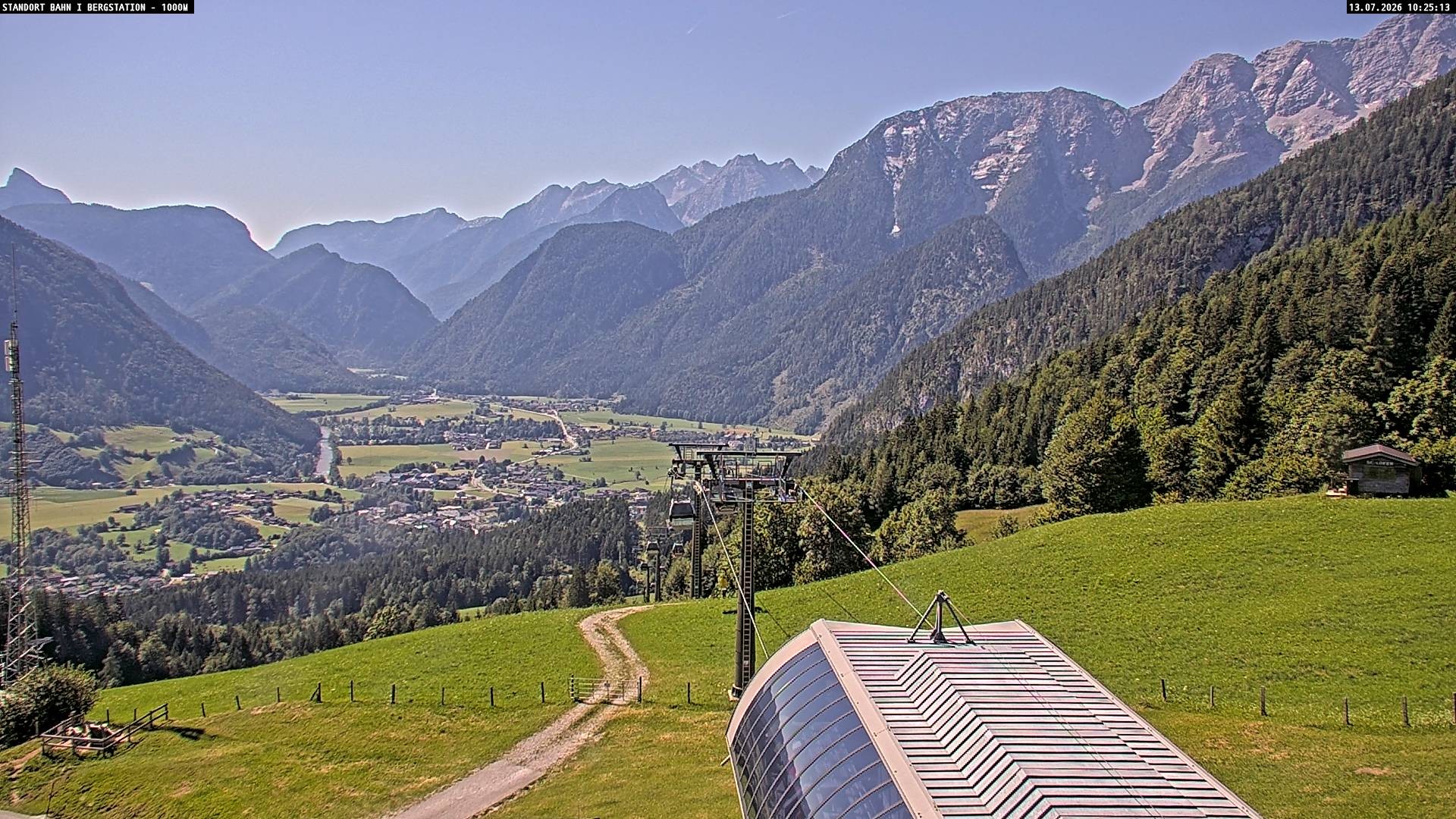 Archiv Foto Webcam Bergstation Almbahn I, Lofer