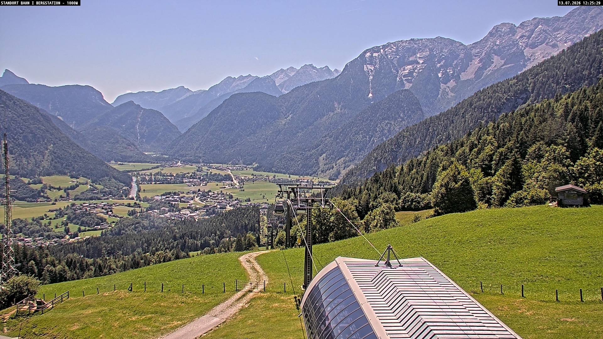 Archiv Foto Webcam Bergstation Almbahn I, Lofer