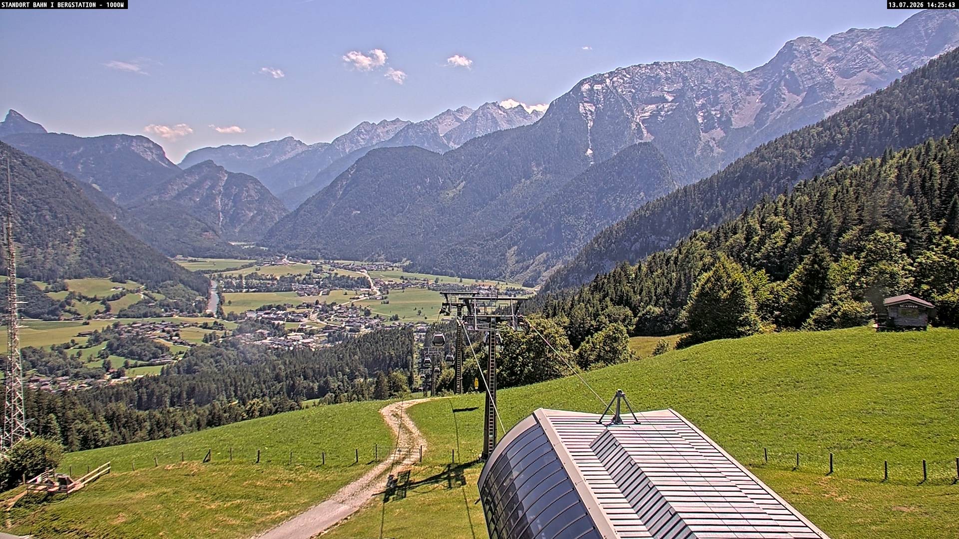 Archiv Foto Webcam Bergstation Almbahn I, Lofer