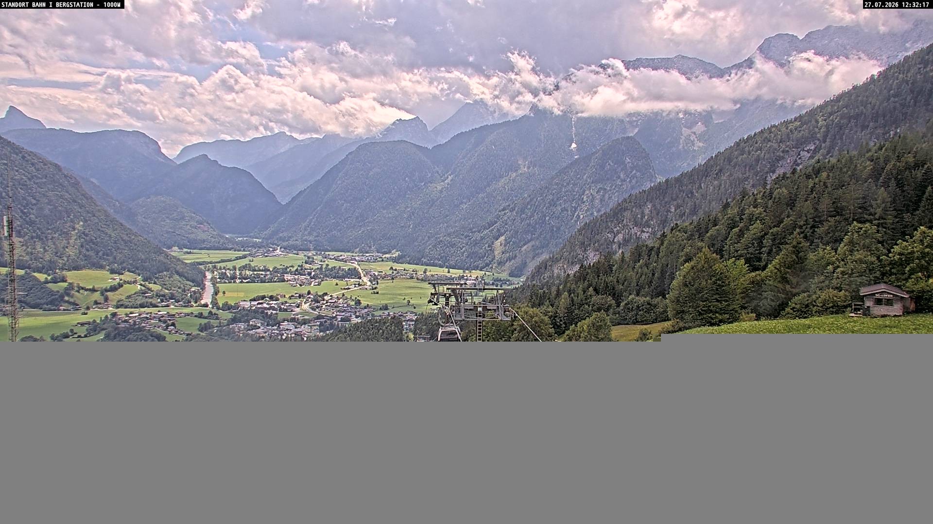 Archived image Webcam Mountain station Almbahn I