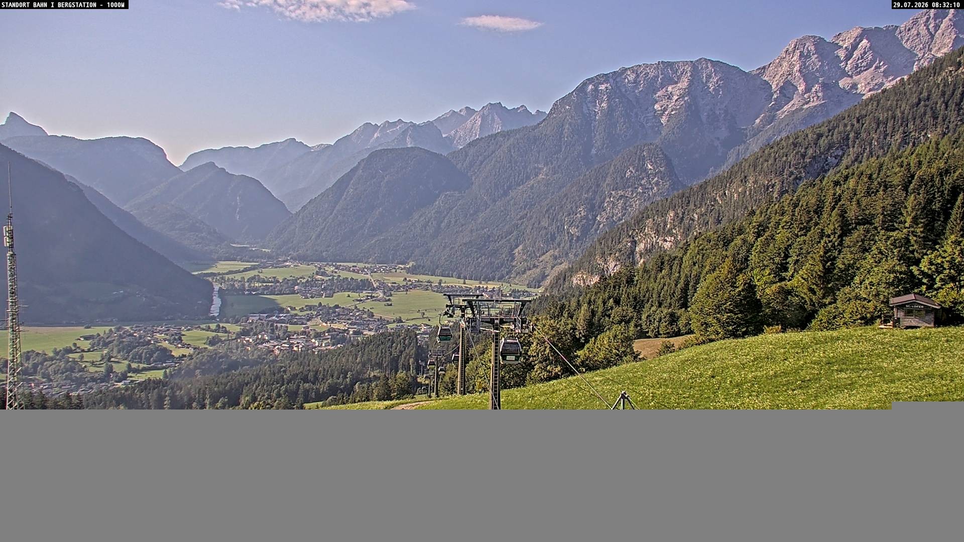 Archiv Foto Webcam Bergstation Almbahn I, Lofer