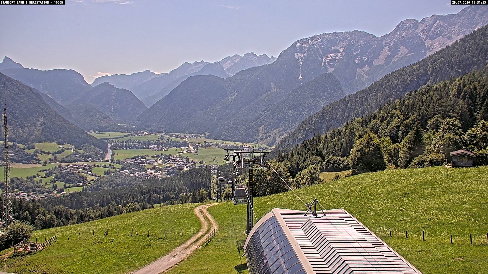 Archiv Foto Webcam Bergstation Almbahn I, Lofer