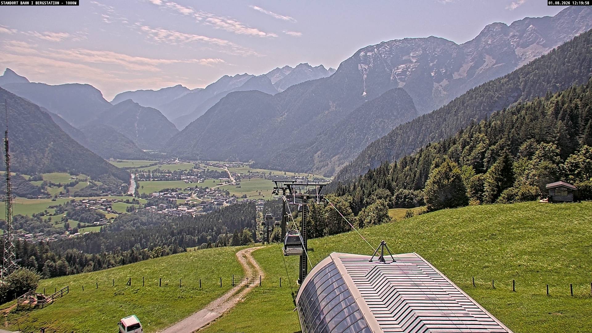 Archiv Foto Webcam Bergstation Almbahn I, Lofer