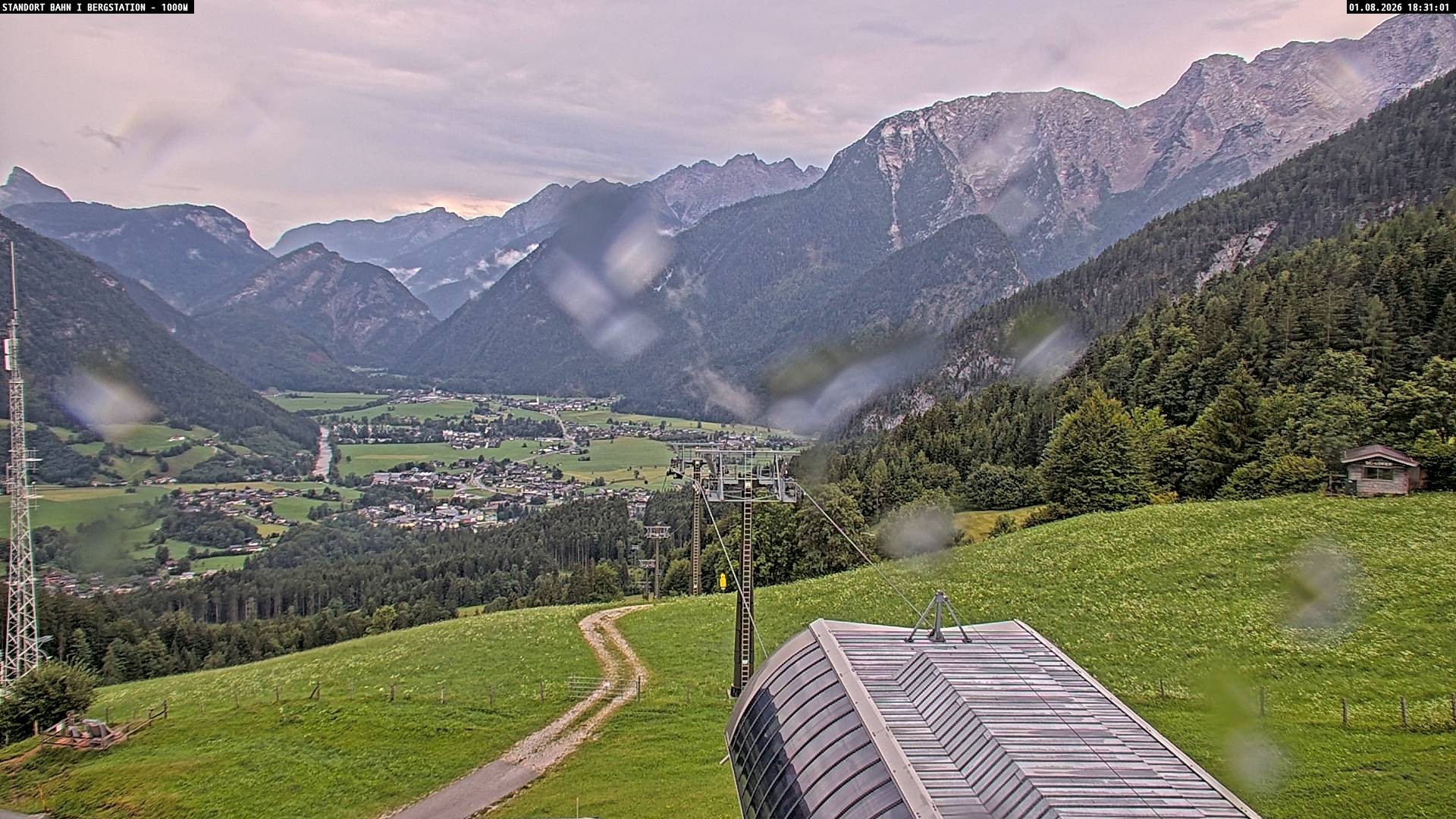 Archiv Foto Webcam Bergstation Almbahn I, Lofer
