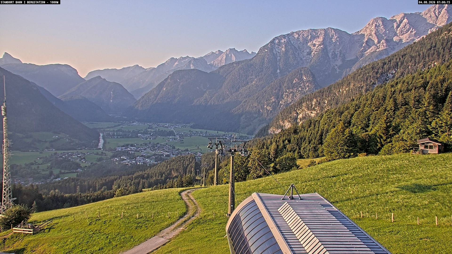 Archiv Foto Webcam Bergstation Almbahn I, Lofer