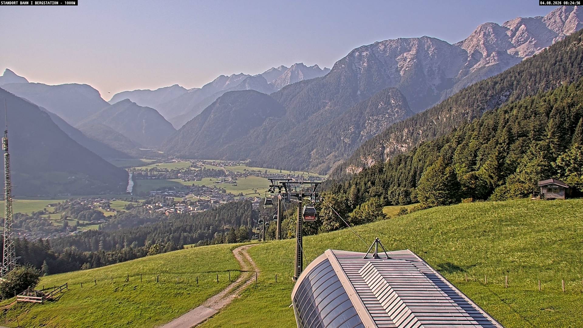 Archiv Foto Webcam Bergstation Almbahn I, Lofer
