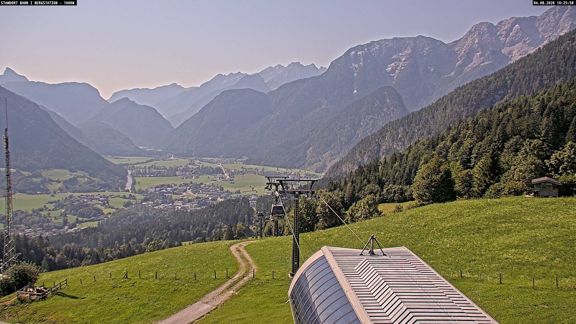 Archiv Foto Webcam Bergstation Almbahn I, Lofer
