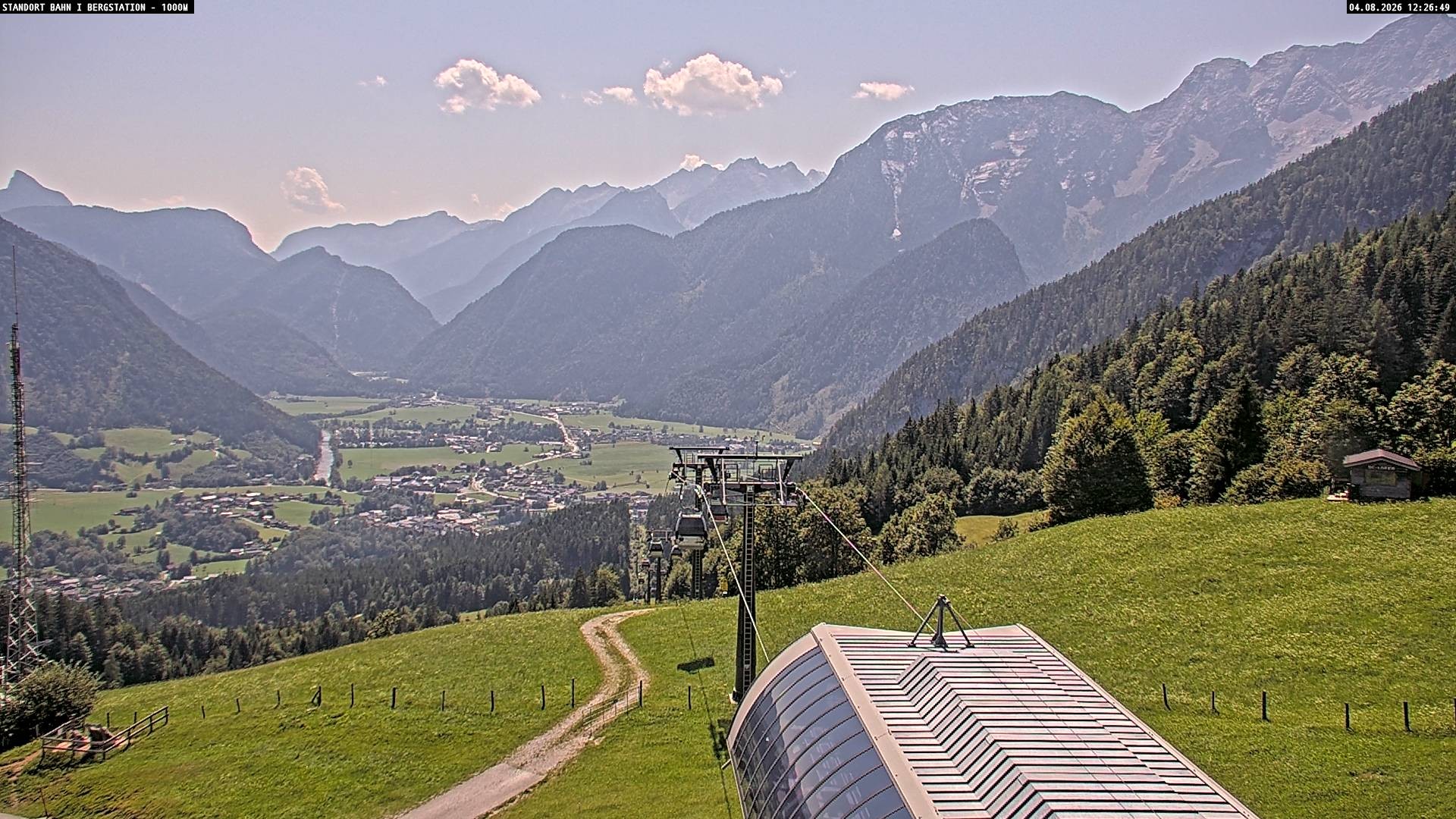 Archiv Foto Webcam Bergstation Almbahn I, Lofer