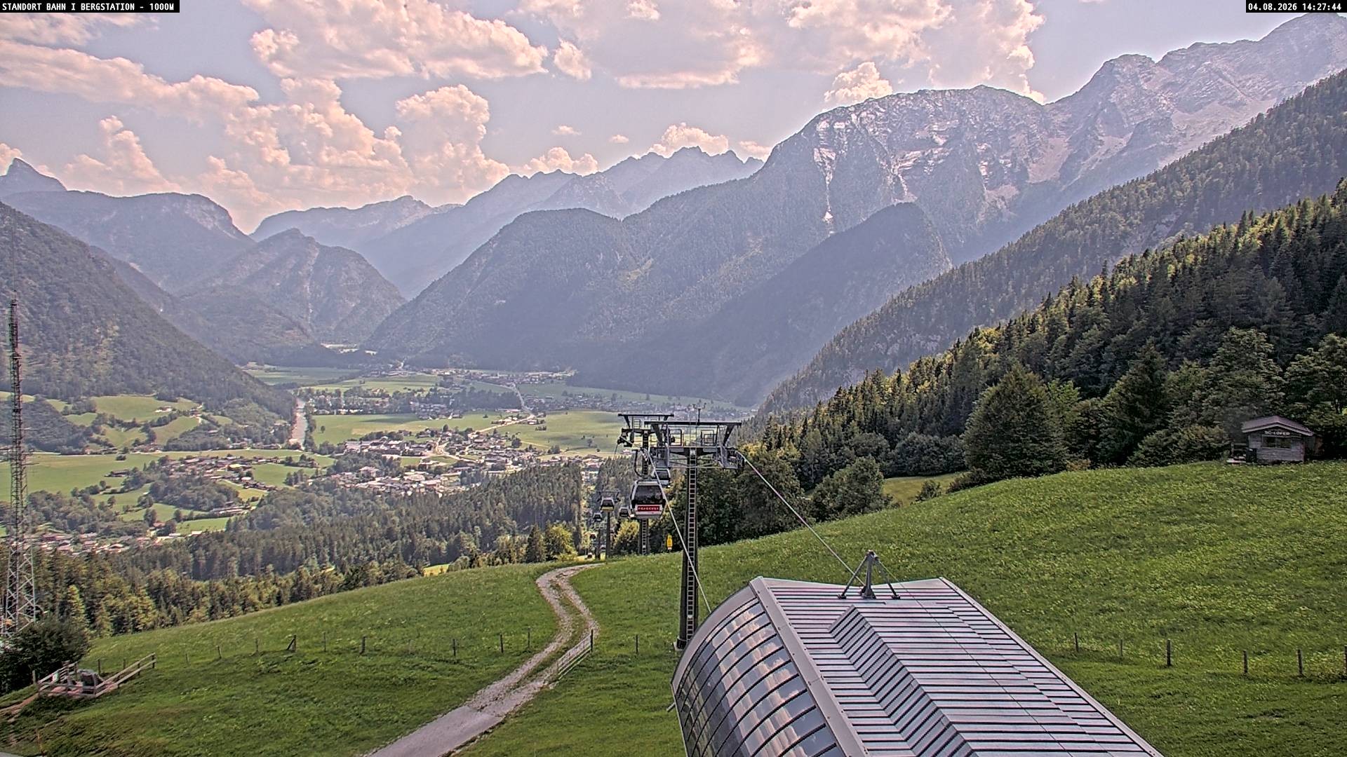 Archiv Foto Webcam Bergstation Almbahn I, Lofer