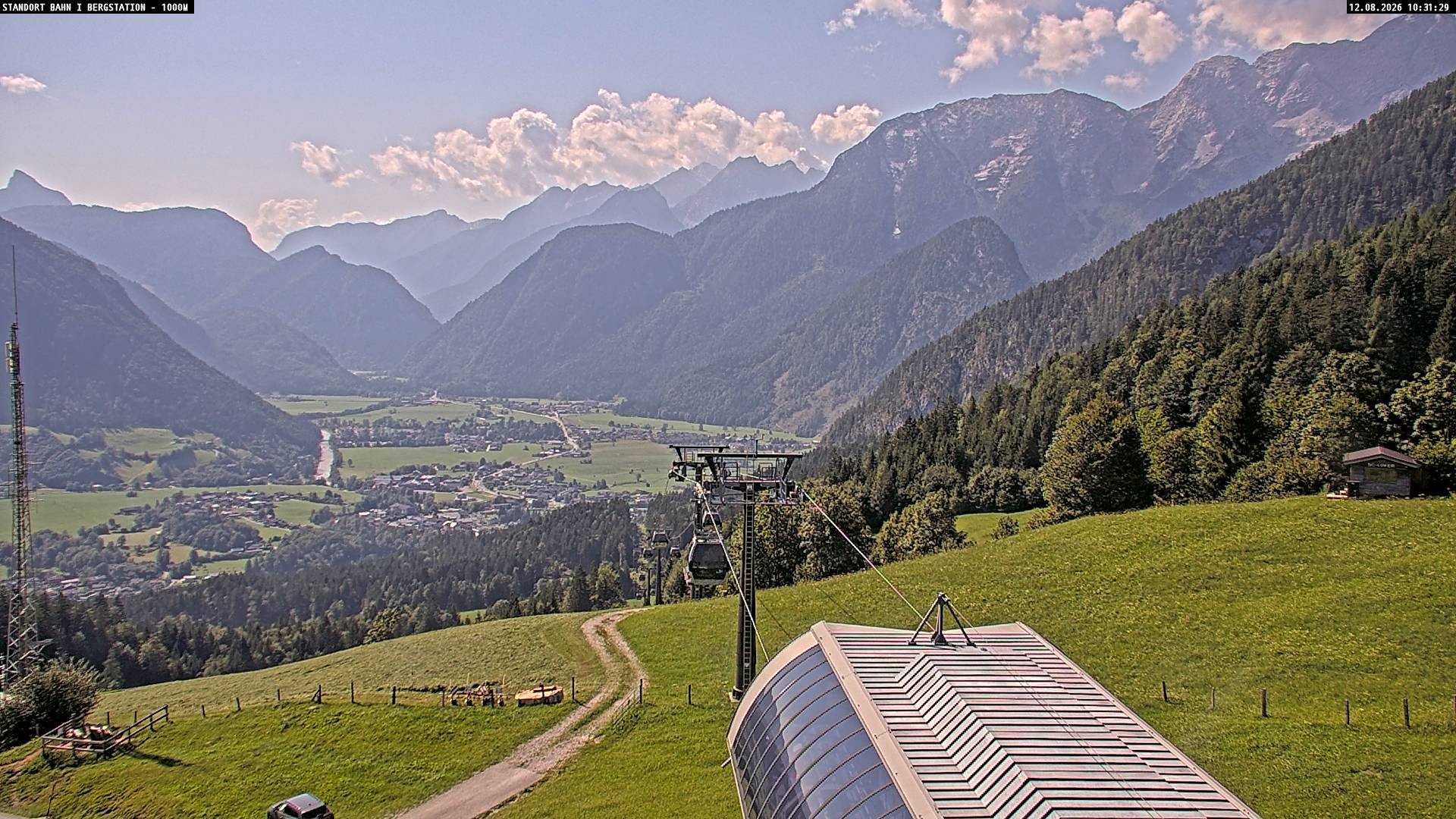 Archiv Foto Webcam Bergstation Almbahn I, Lofer