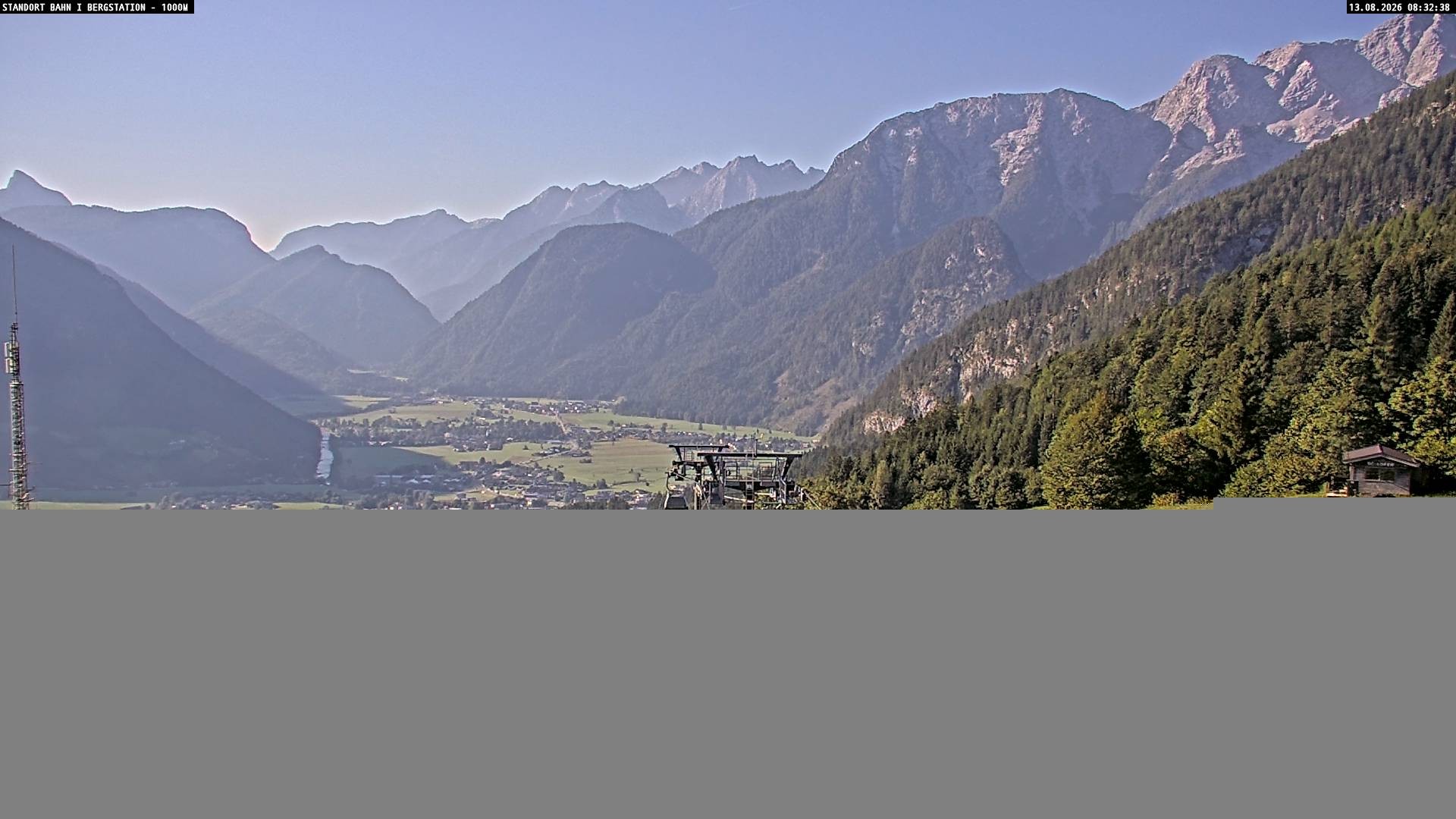 Archiv Foto Webcam Bergstation Almbahn I, Lofer
