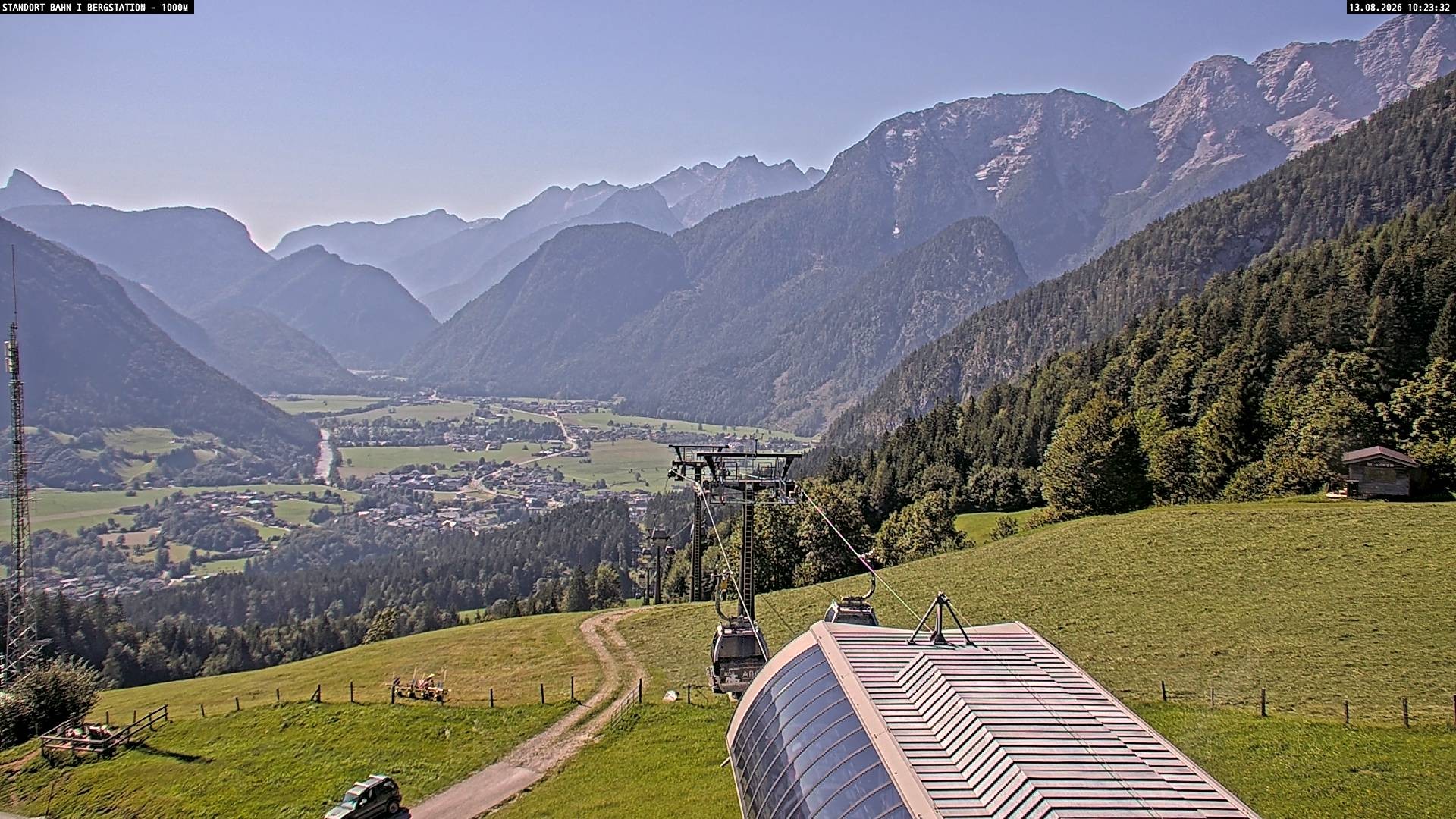 Archiv Foto Webcam Bergstation Almbahn I, Lofer