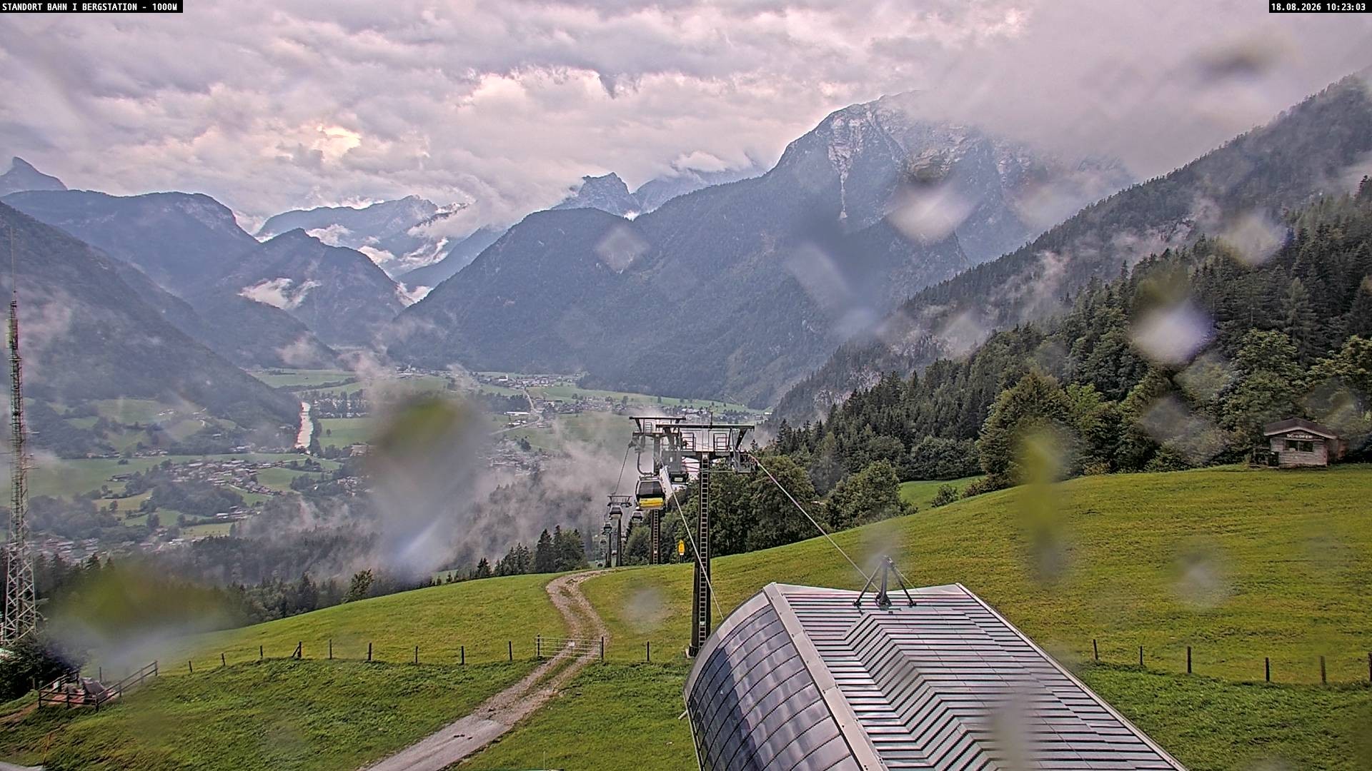 Archiv Foto Webcam Bergstation Almbahn I, Lofer