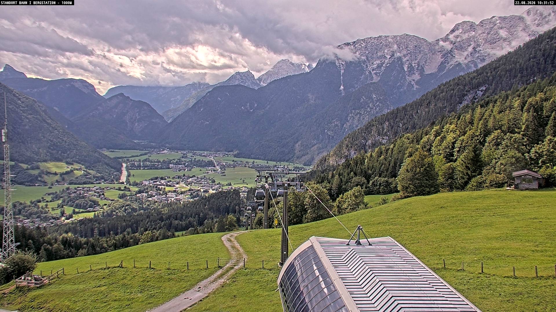 Archiv Foto Webcam Bergstation Almbahn I, Lofer