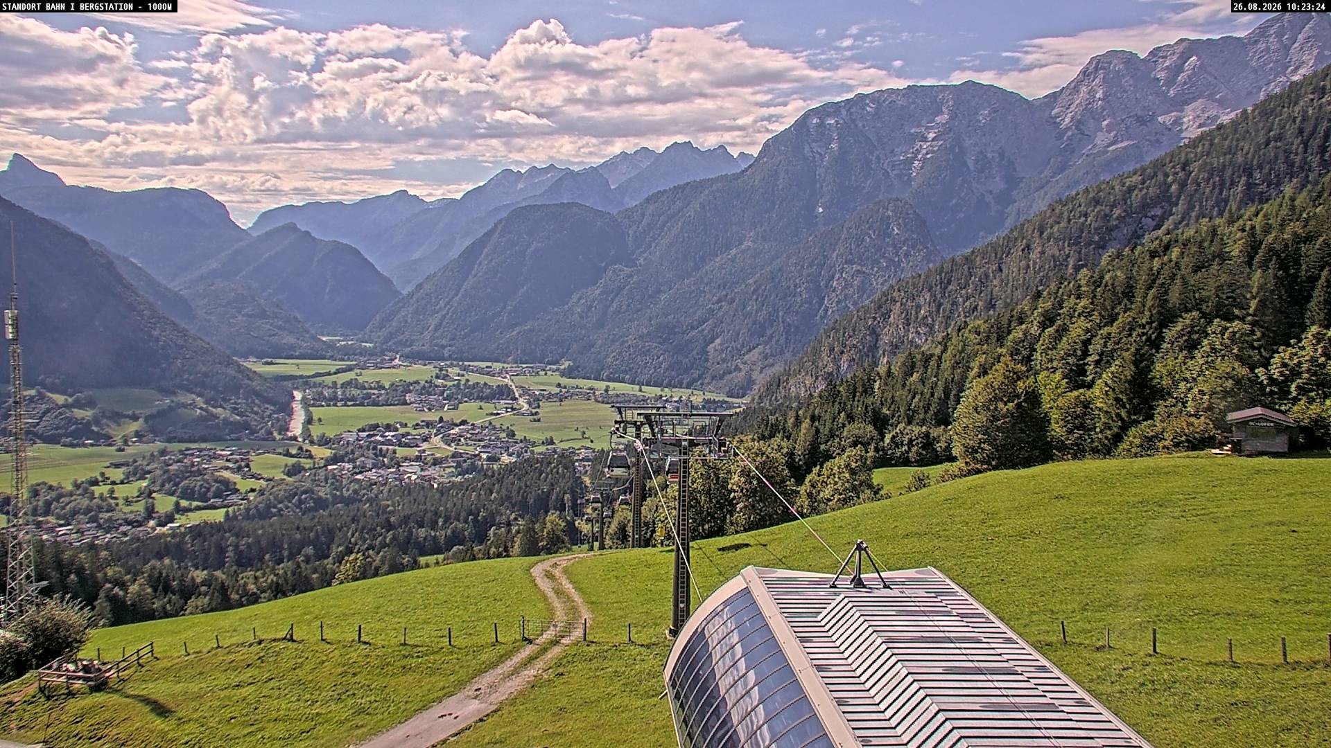 Archiv Foto Webcam Bergstation Almbahn I, Lofer