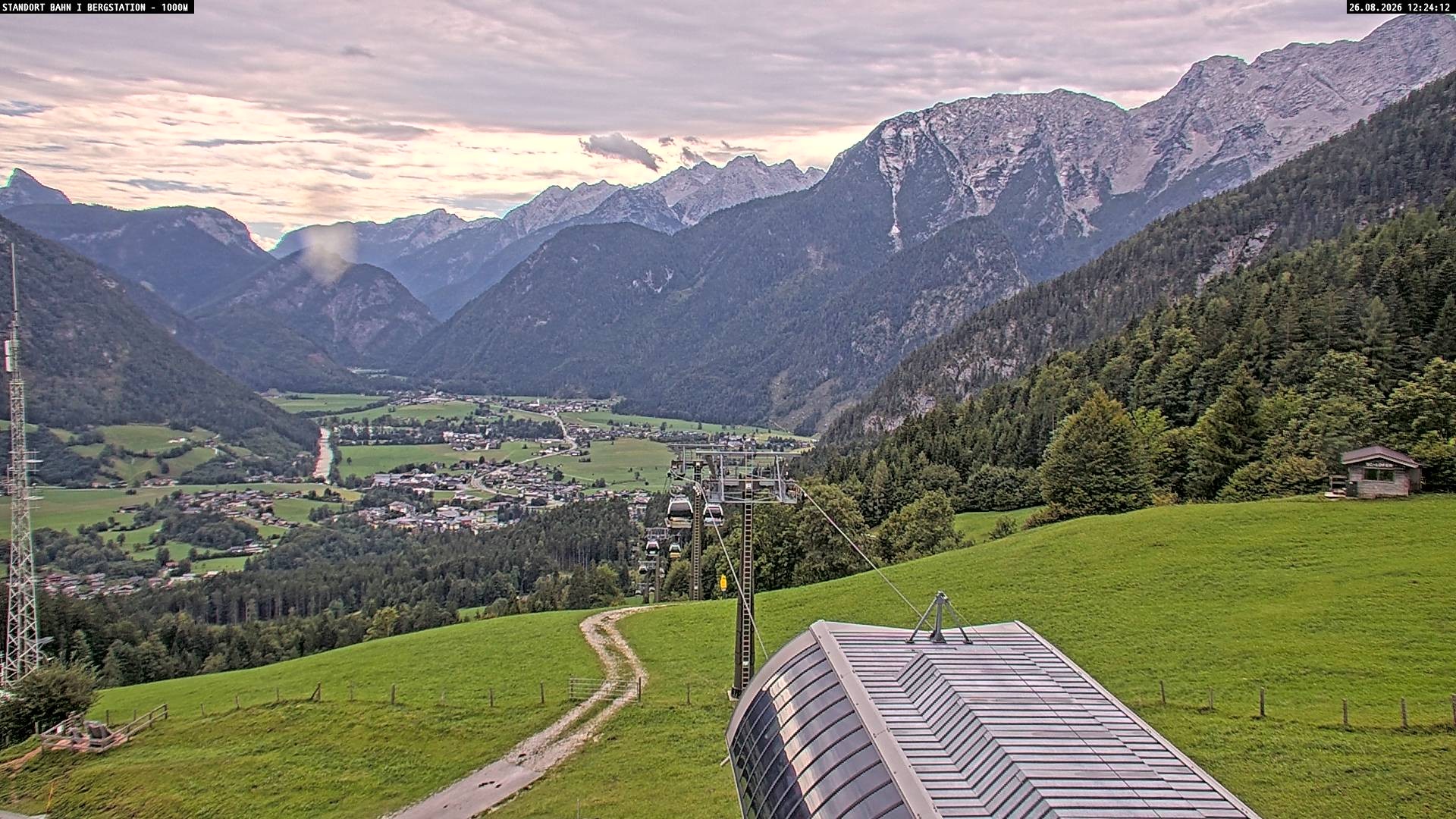 Archiv Foto Webcam Bergstation Almbahn I, Lofer