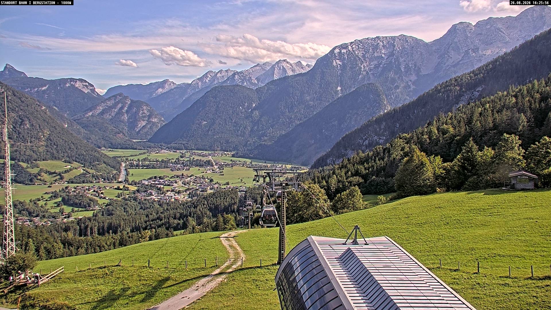 Archiv Foto Webcam Bergstation Almbahn I, Lofer
