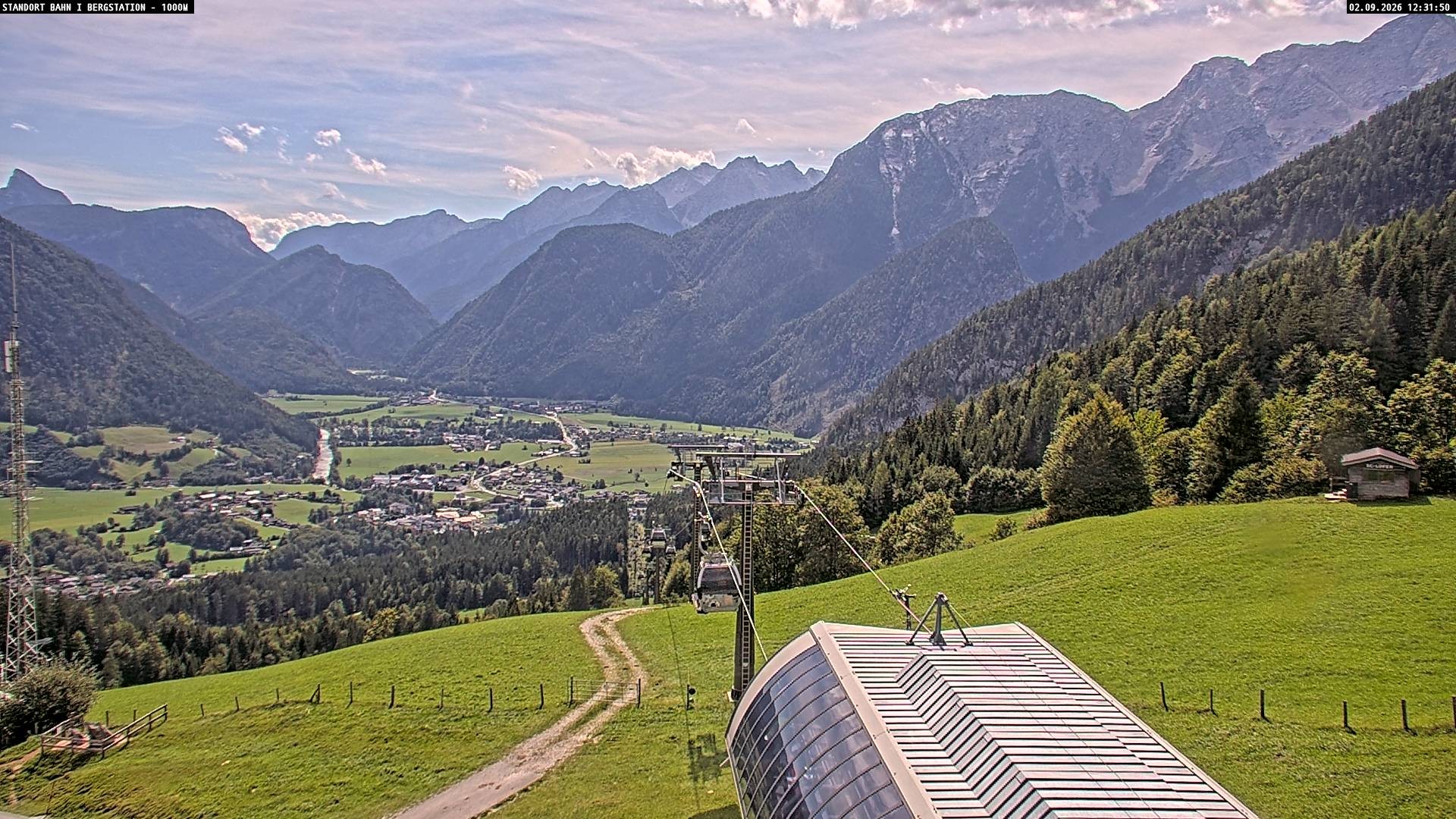 Archiv Foto Webcam Bergstation Almbahn I, Lofer