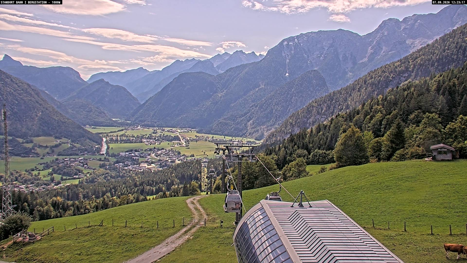 Archiv Foto Webcam Bergstation Almbahn I, Lofer