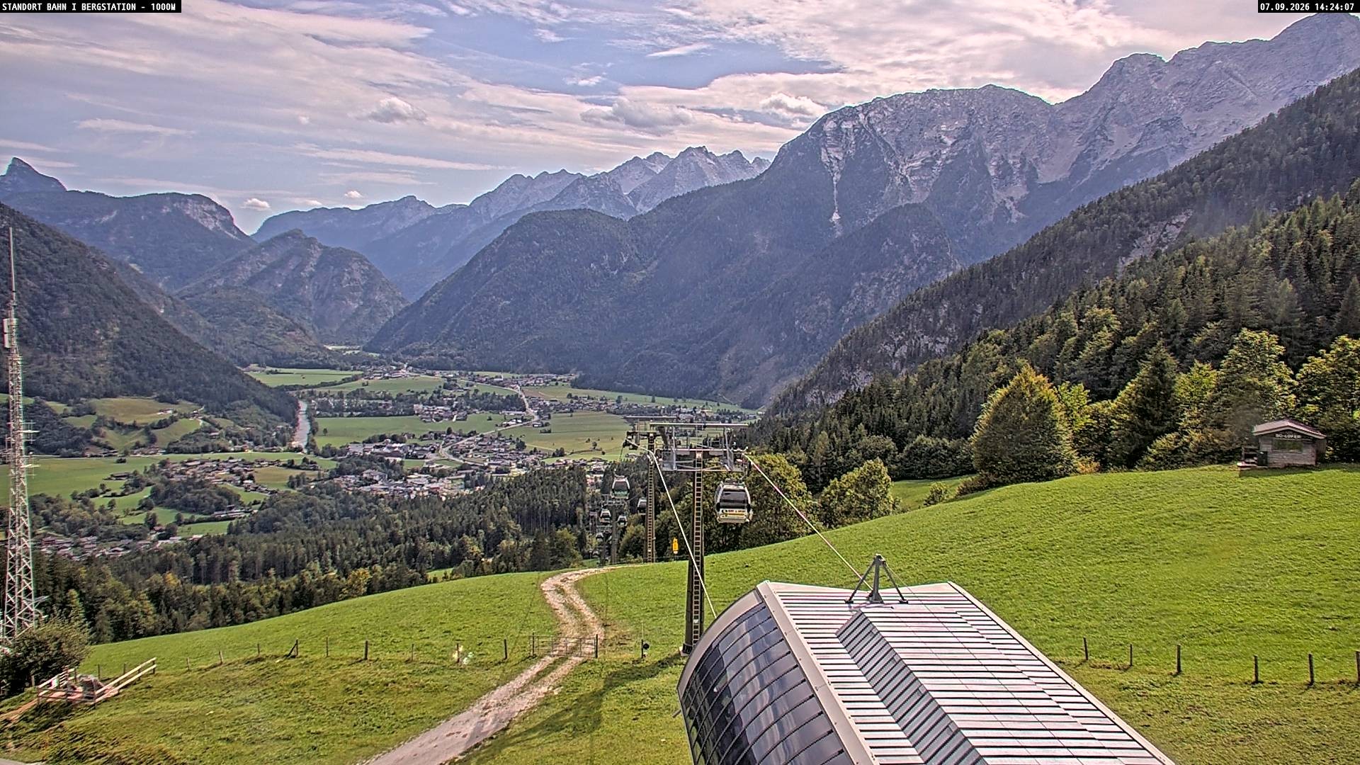 Archiv Foto Webcam Bergstation Almbahn I, Lofer