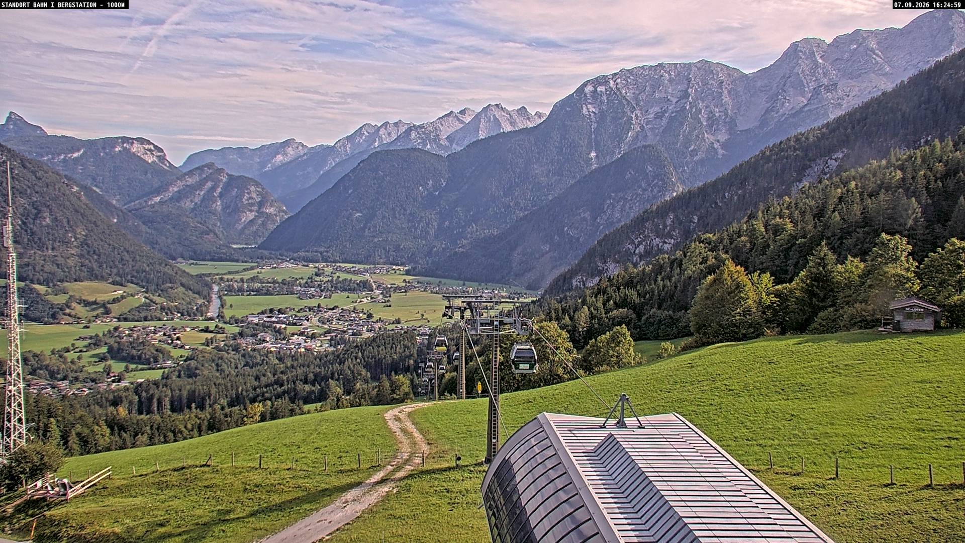 Archiv Foto Webcam Bergstation Almbahn I, Lofer