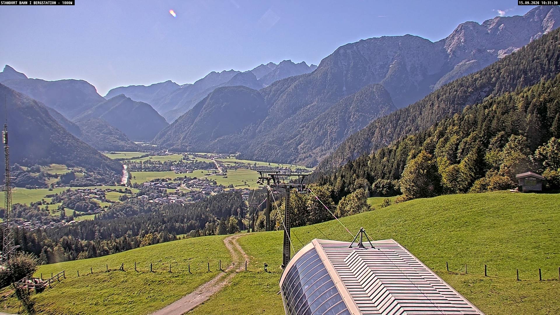 Archiv Foto Webcam Bergstation Almbahn I, Lofer