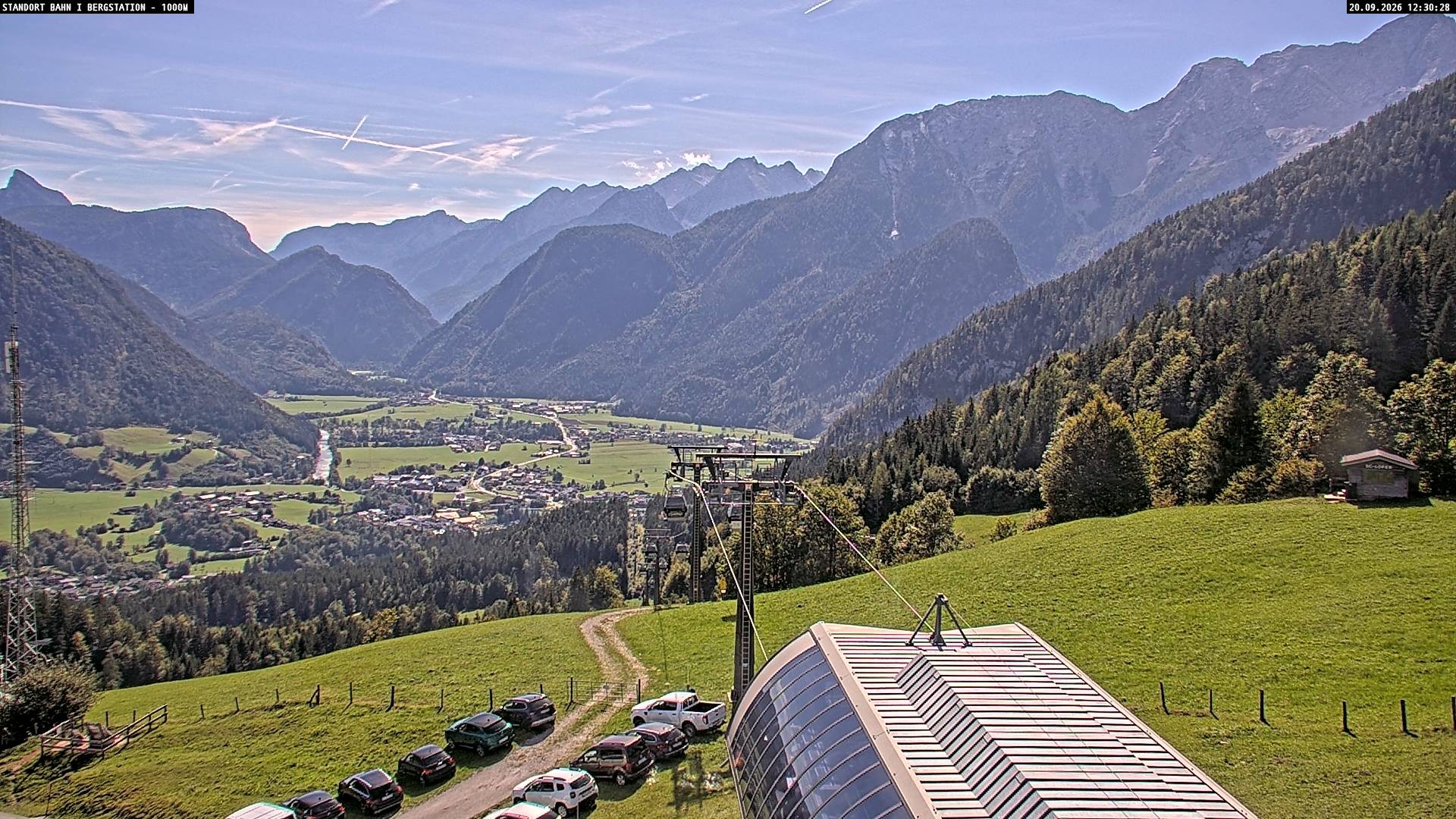 Archiv Foto Webcam Bergstation Almbahn I, Lofer