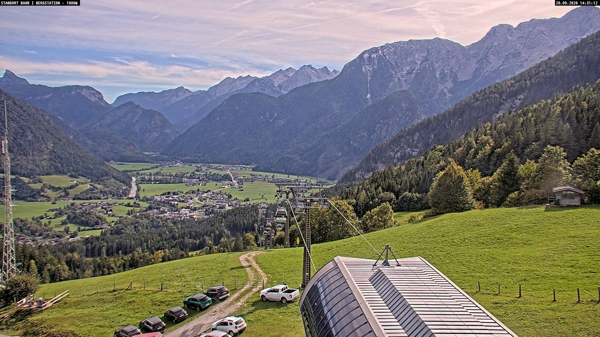 Archiv Foto Webcam Bergstation Almbahn I, Lofer