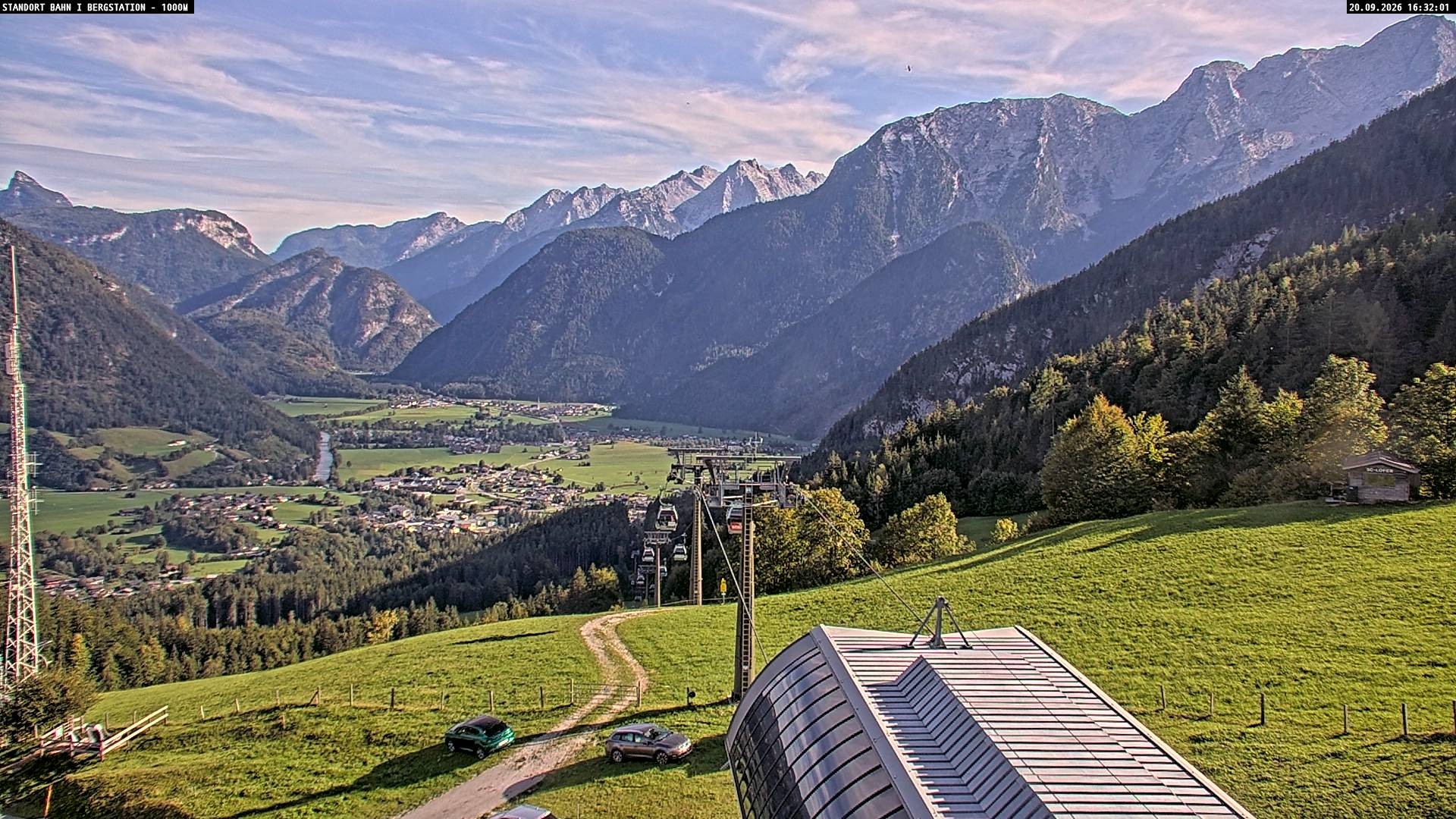 Archiv Foto Webcam Bergstation Almbahn I, Lofer