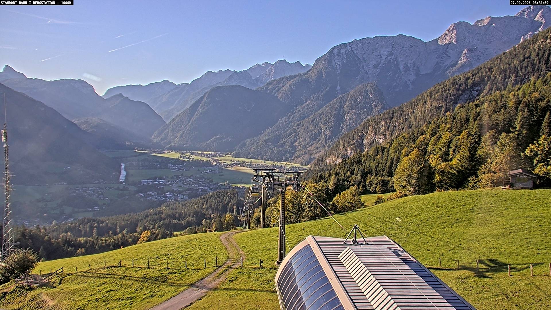 Archiv Foto Webcam Bergstation Almbahn I, Lofer
