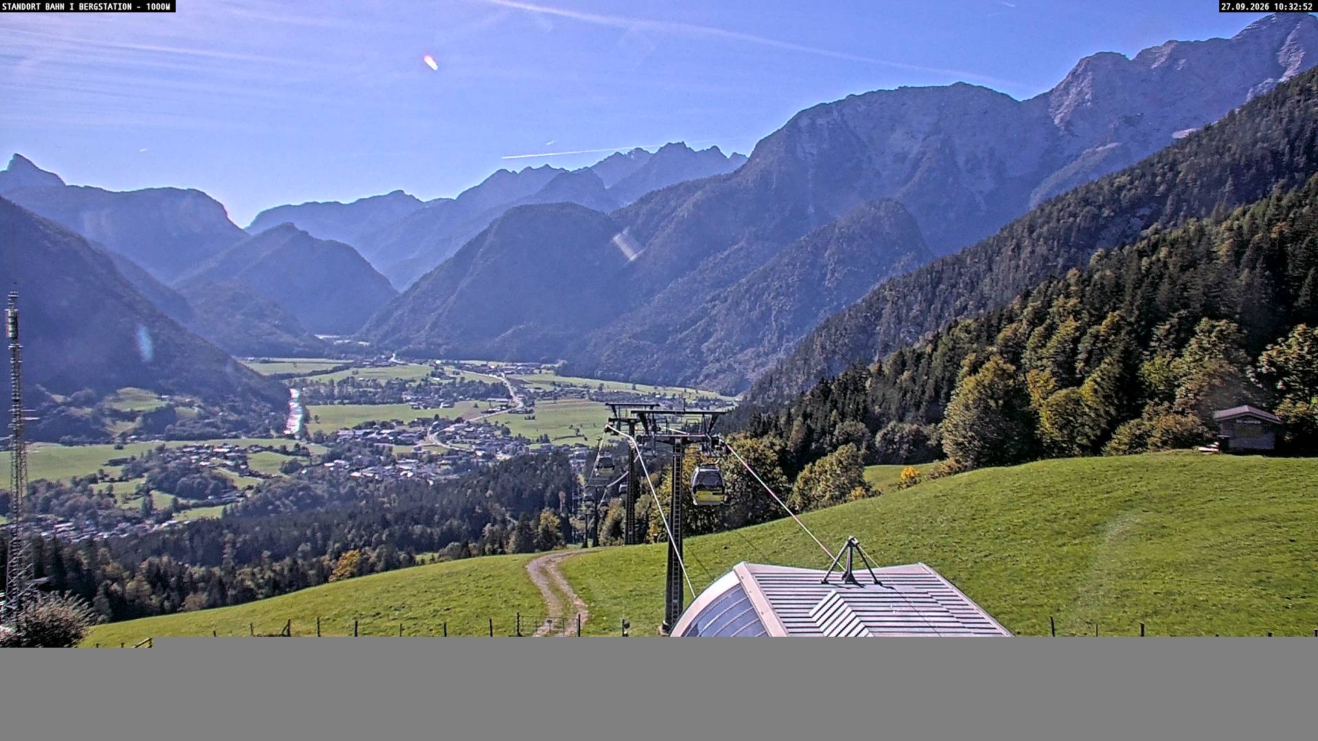 Archiv Foto Webcam Bergstation Almbahn I, Lofer