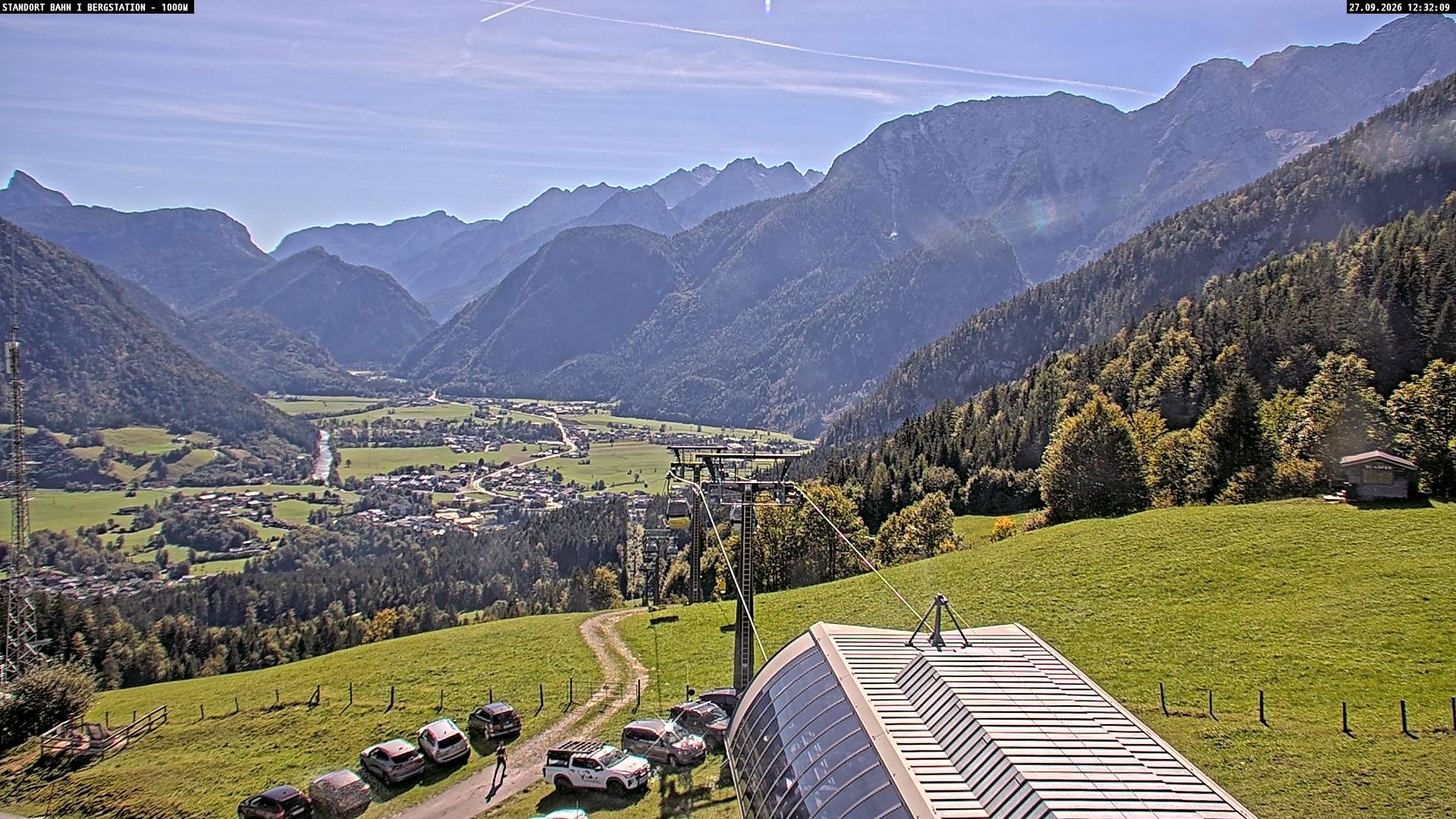 Archiv Foto Webcam Bergstation Almbahn I, Lofer