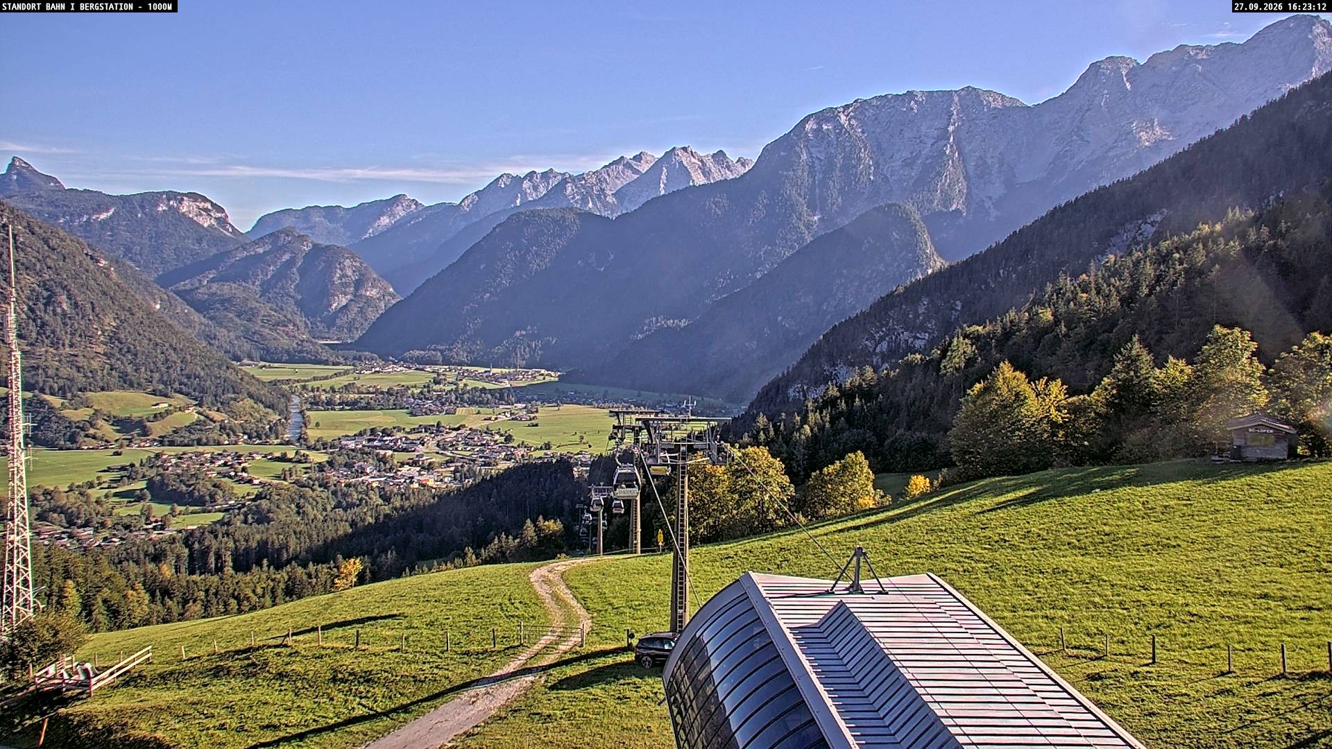 Archiv Foto Webcam Bergstation Almbahn I, Lofer