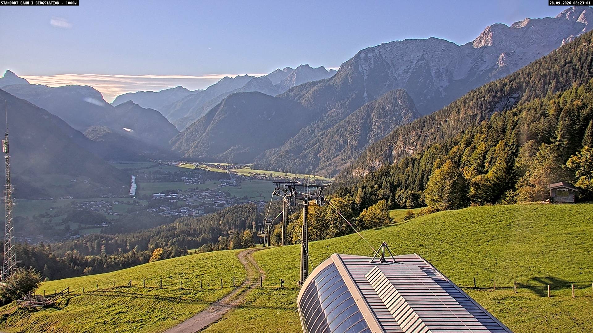 Archiv Foto Webcam Bergstation Almbahn I, Lofer