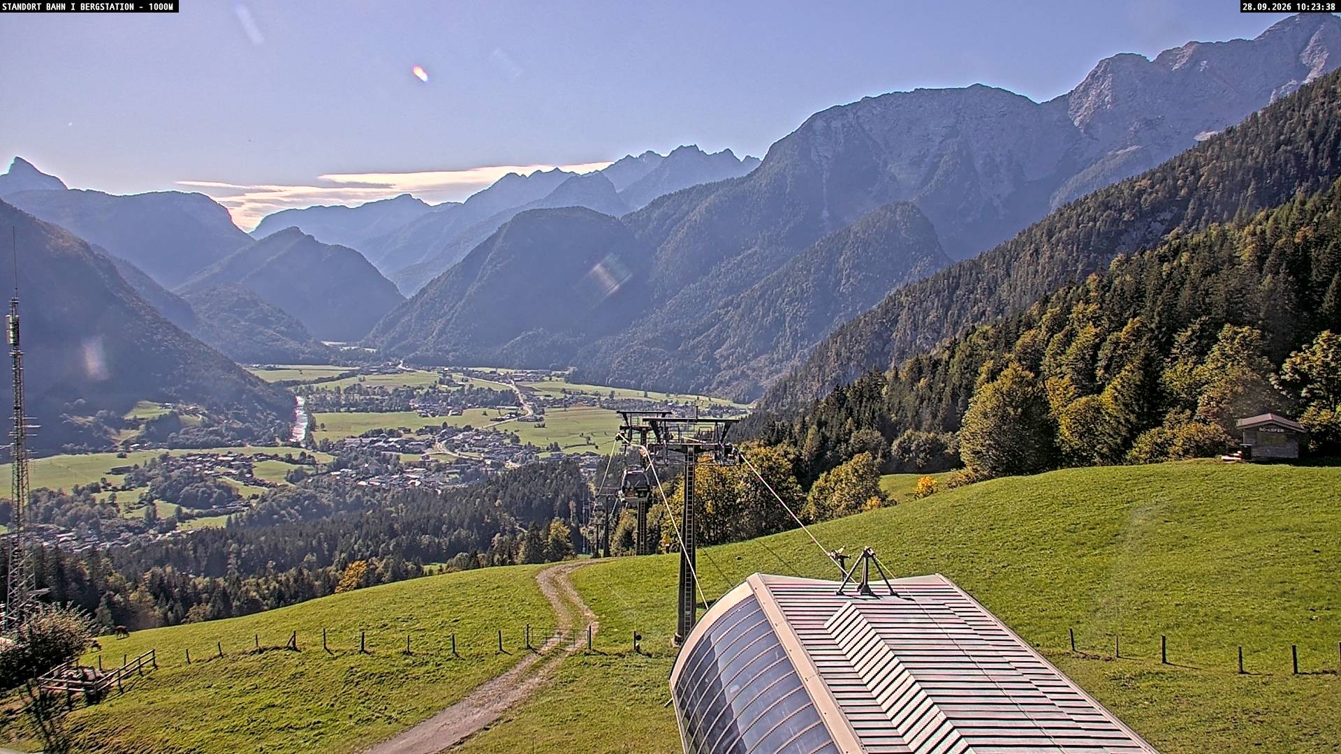 Archiv Foto Webcam Bergstation Almbahn I, Lofer