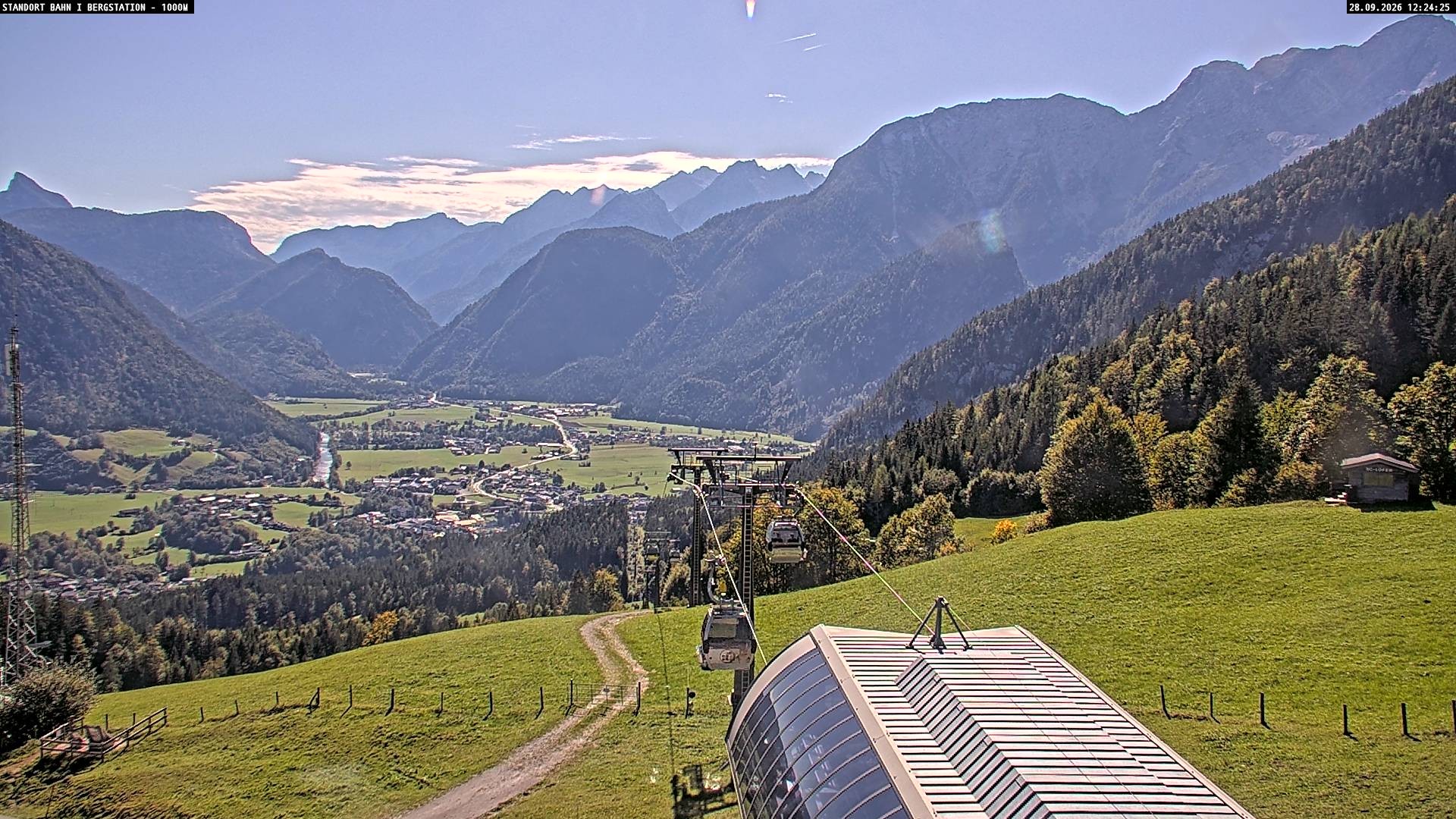Archiv Foto Webcam Bergstation Almbahn I, Lofer