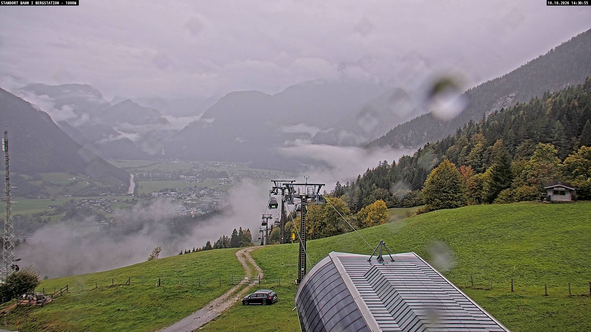 Archived image Webcam Mountain station Almbahn I