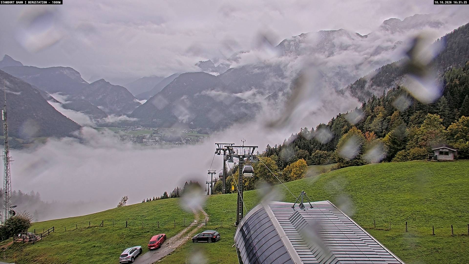 Archived image Webcam Mountain station Almbahn I