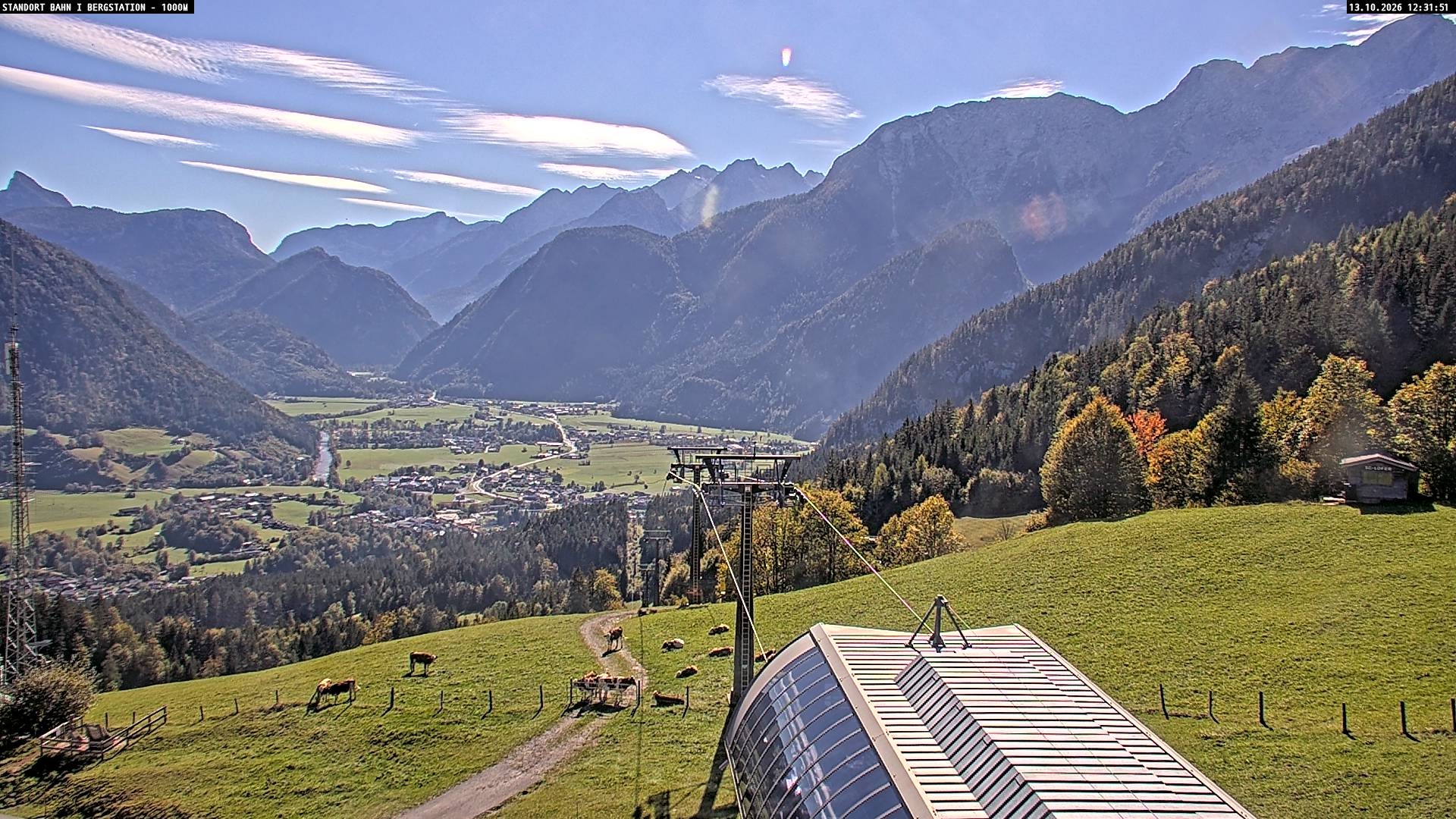 Archiv Foto Webcam Bergstation Almbahn I, Lofer
