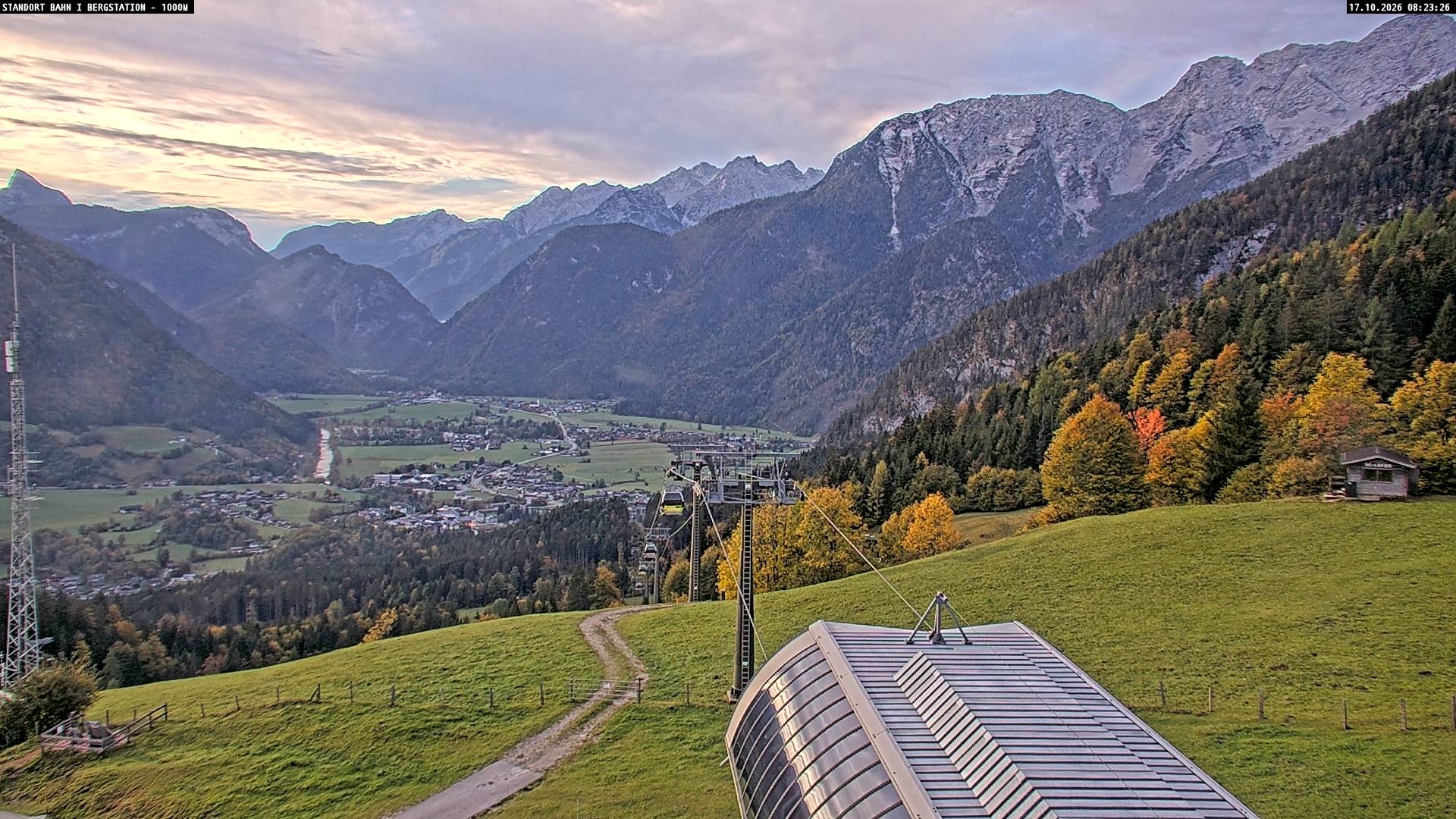Archiv Foto Webcam Bergstation Almbahn I, Lofer