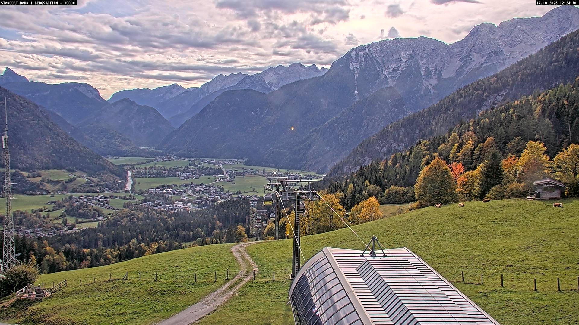 Archiv Foto Webcam Bergstation Almbahn I, Lofer