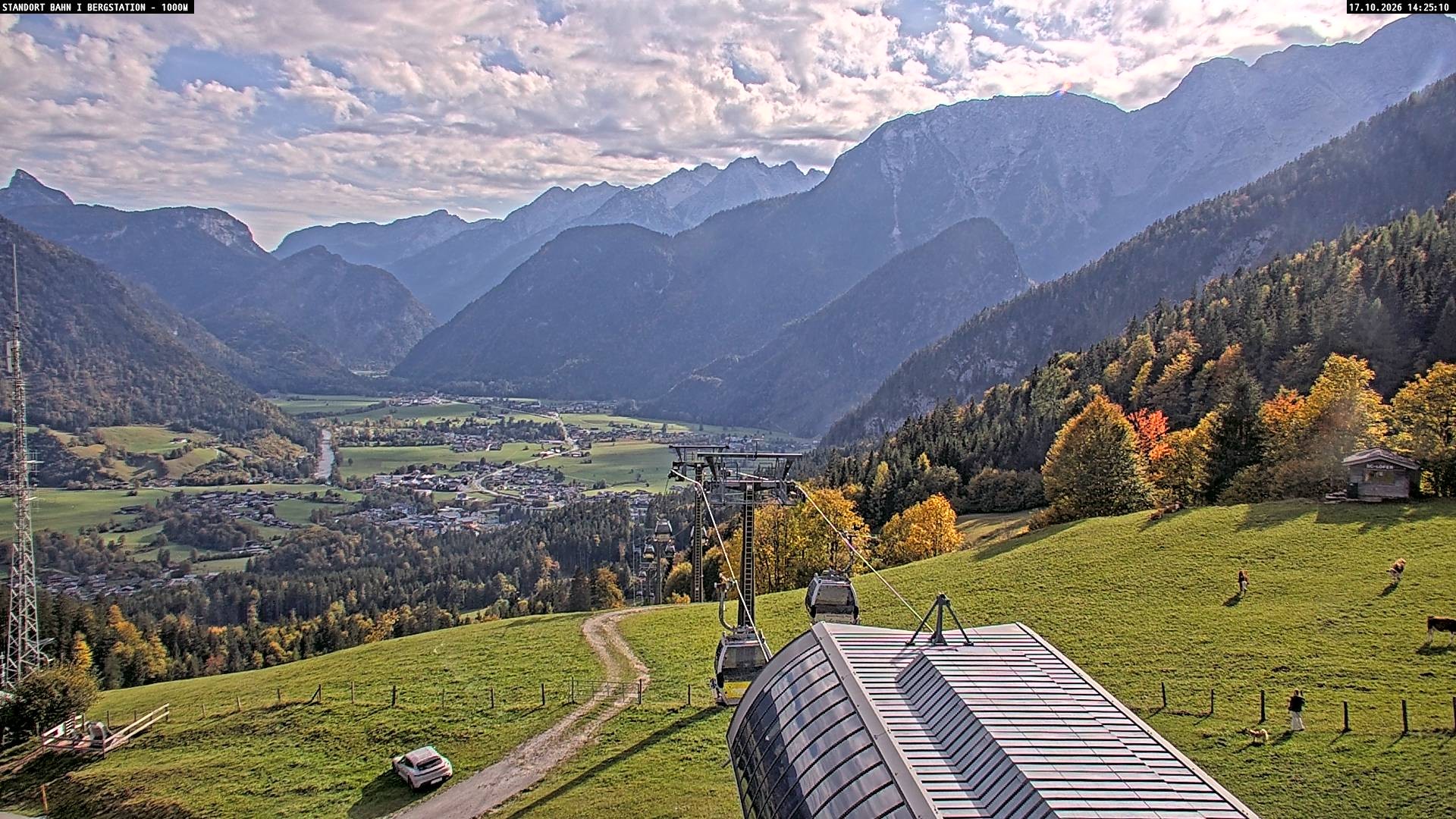 Archiv Foto Webcam Bergstation Almbahn I, Lofer