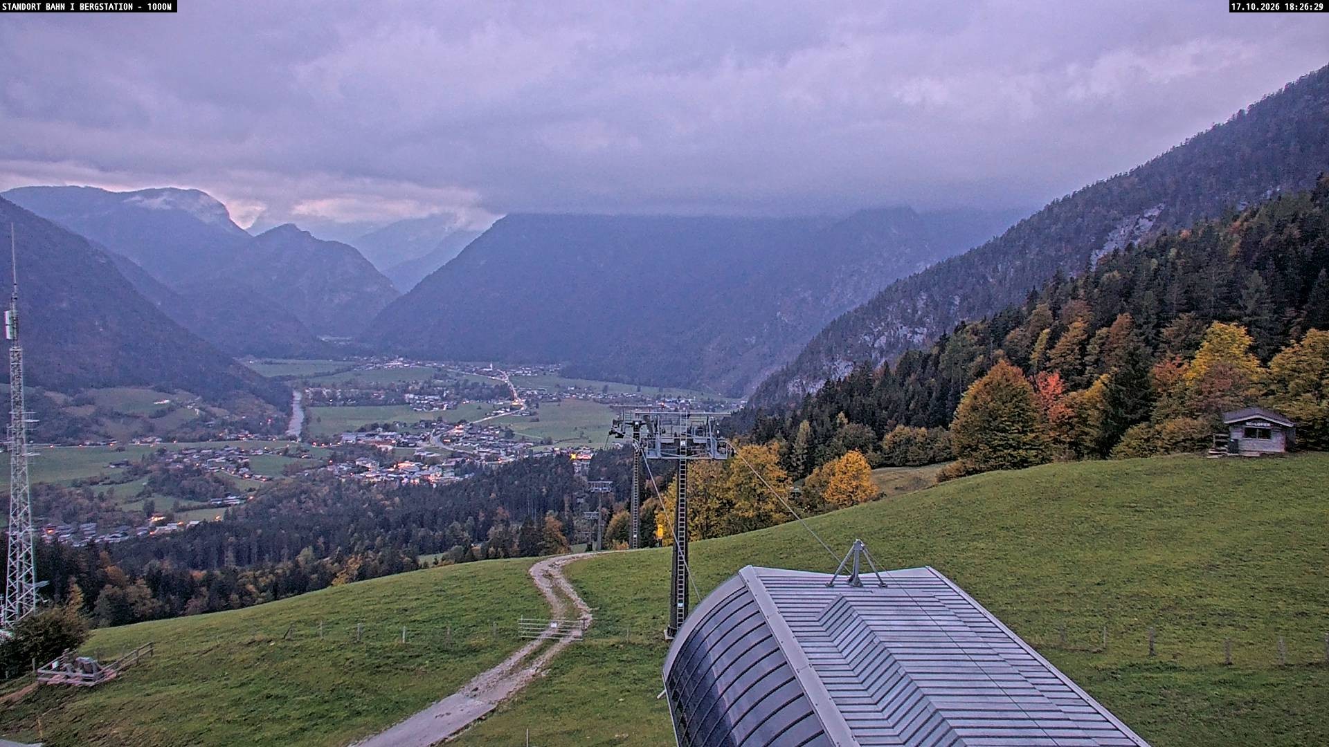 Archiv Foto Webcam Bergstation Almbahn I, Lofer