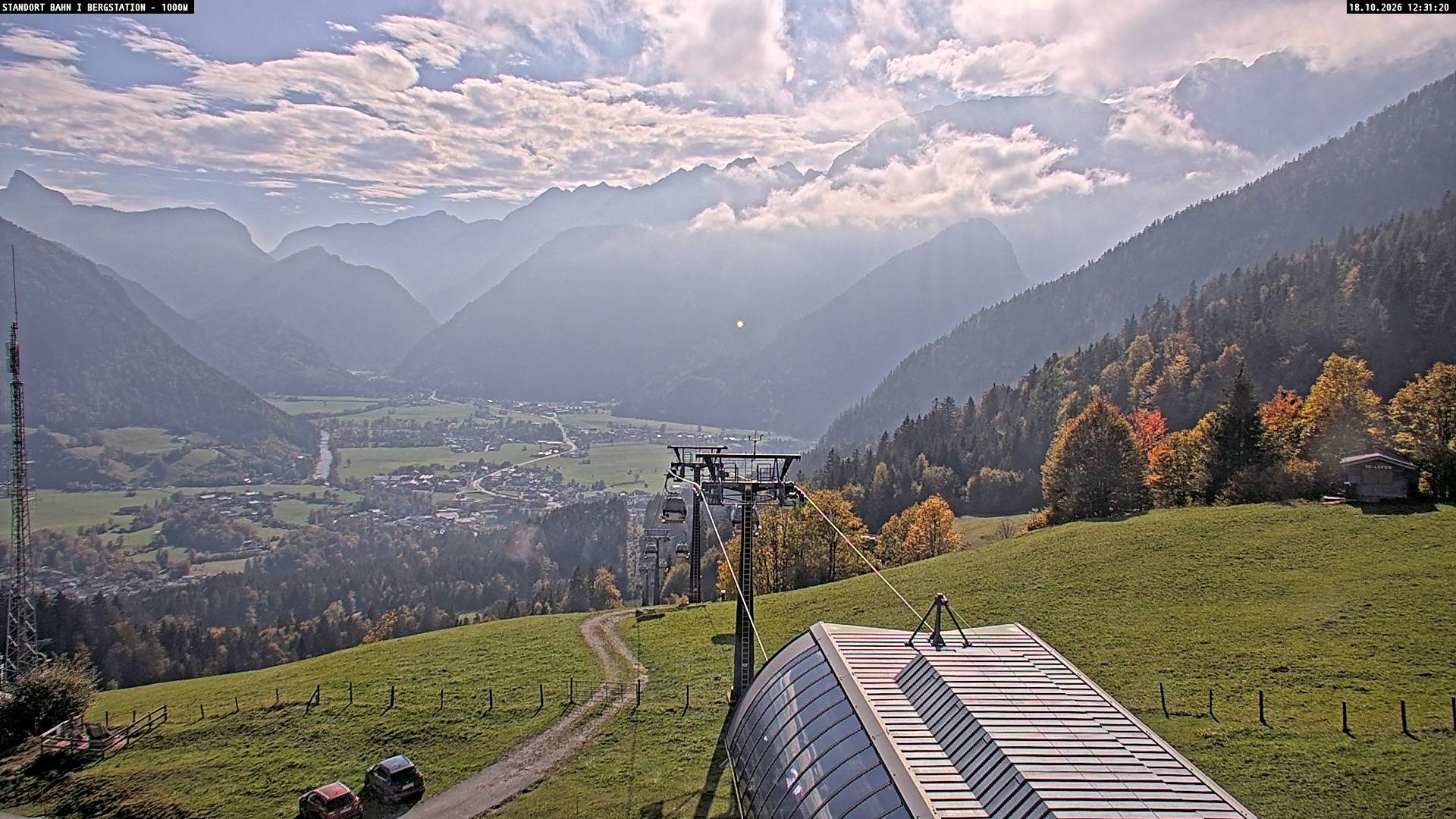 Archiv Foto Webcam Bergstation Almbahn I, Lofer